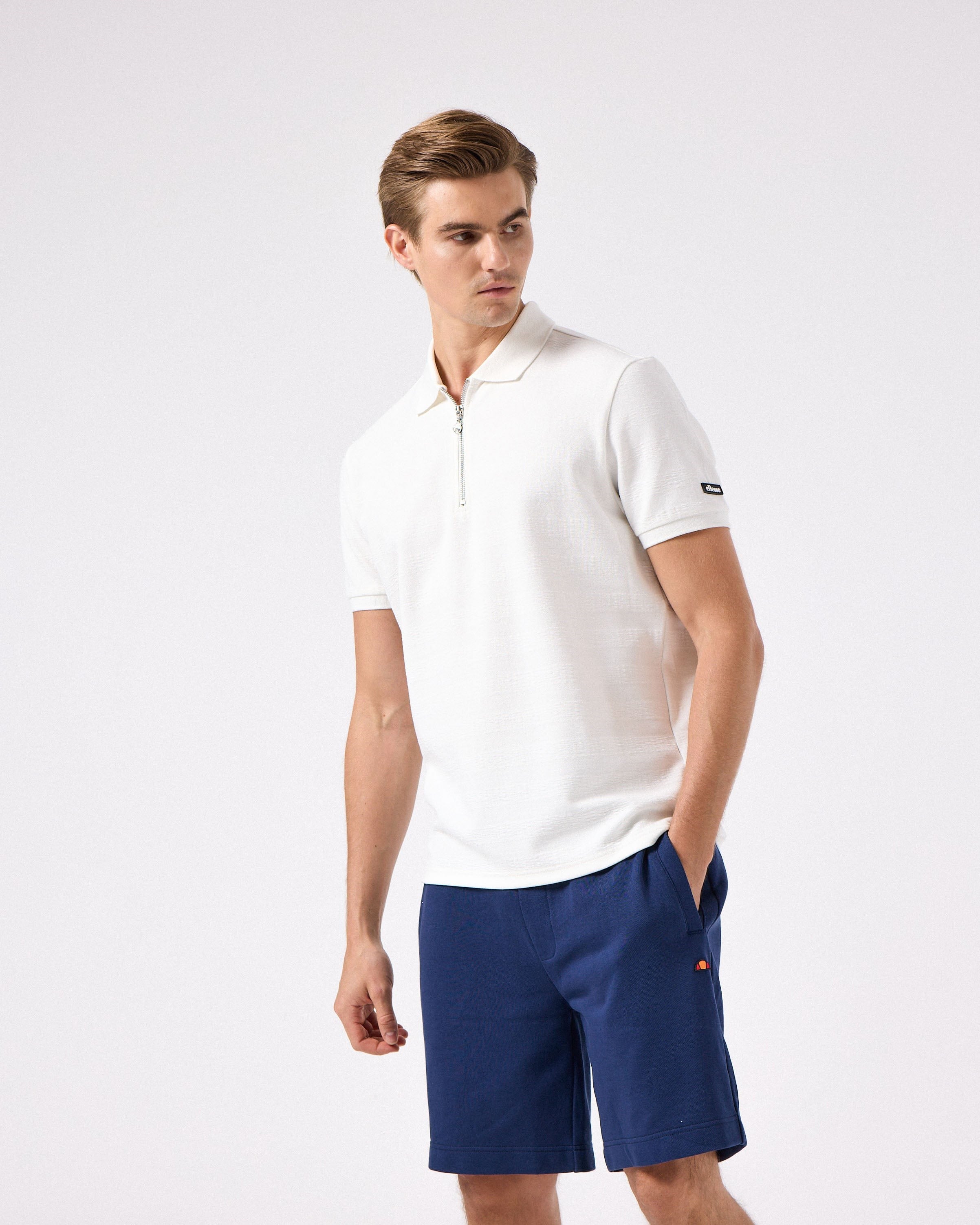 Ellesse Erkek Polo Tişört EM493-OF Off White