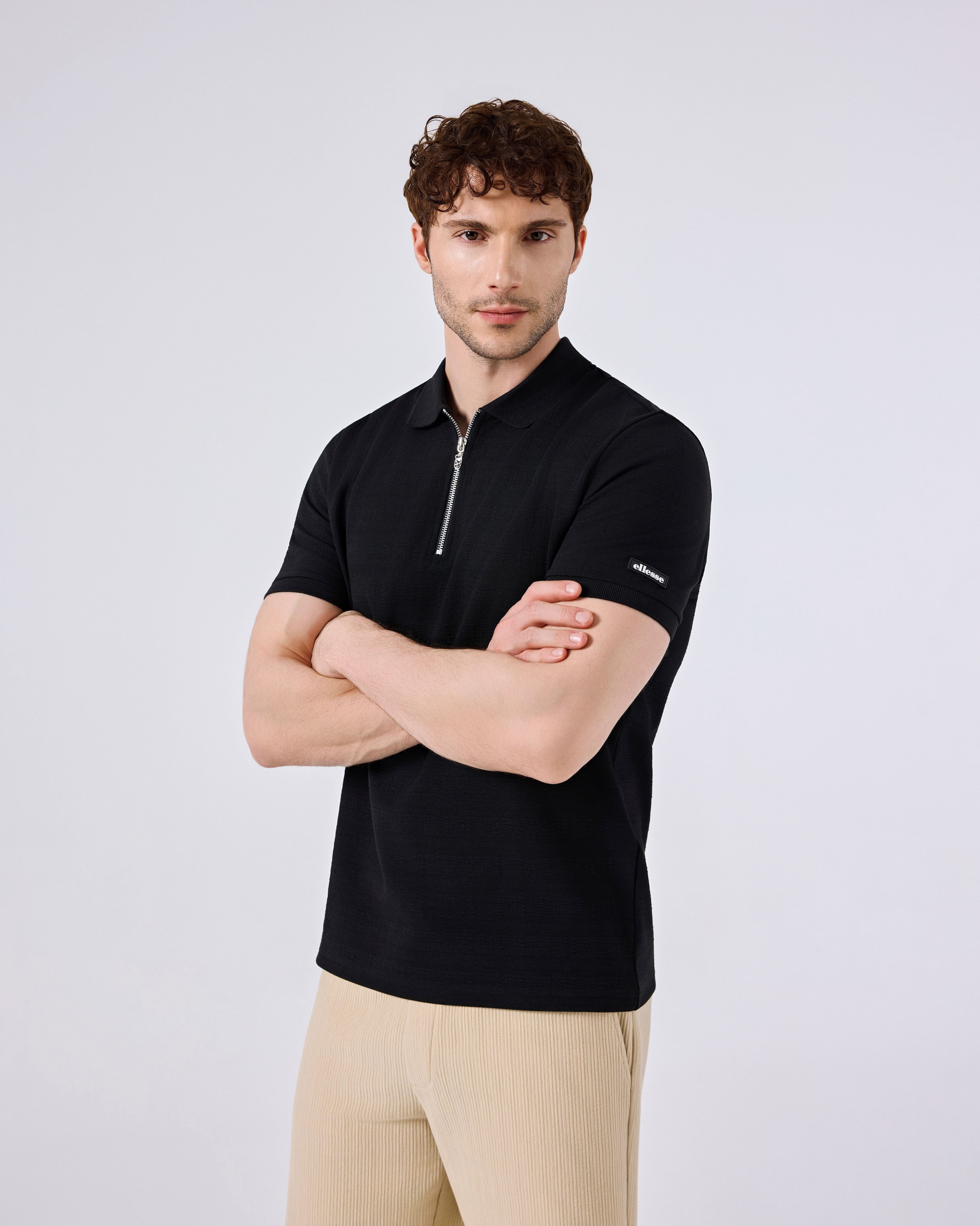 Ellesse Erkek Polo Tişört EM493-BK Black