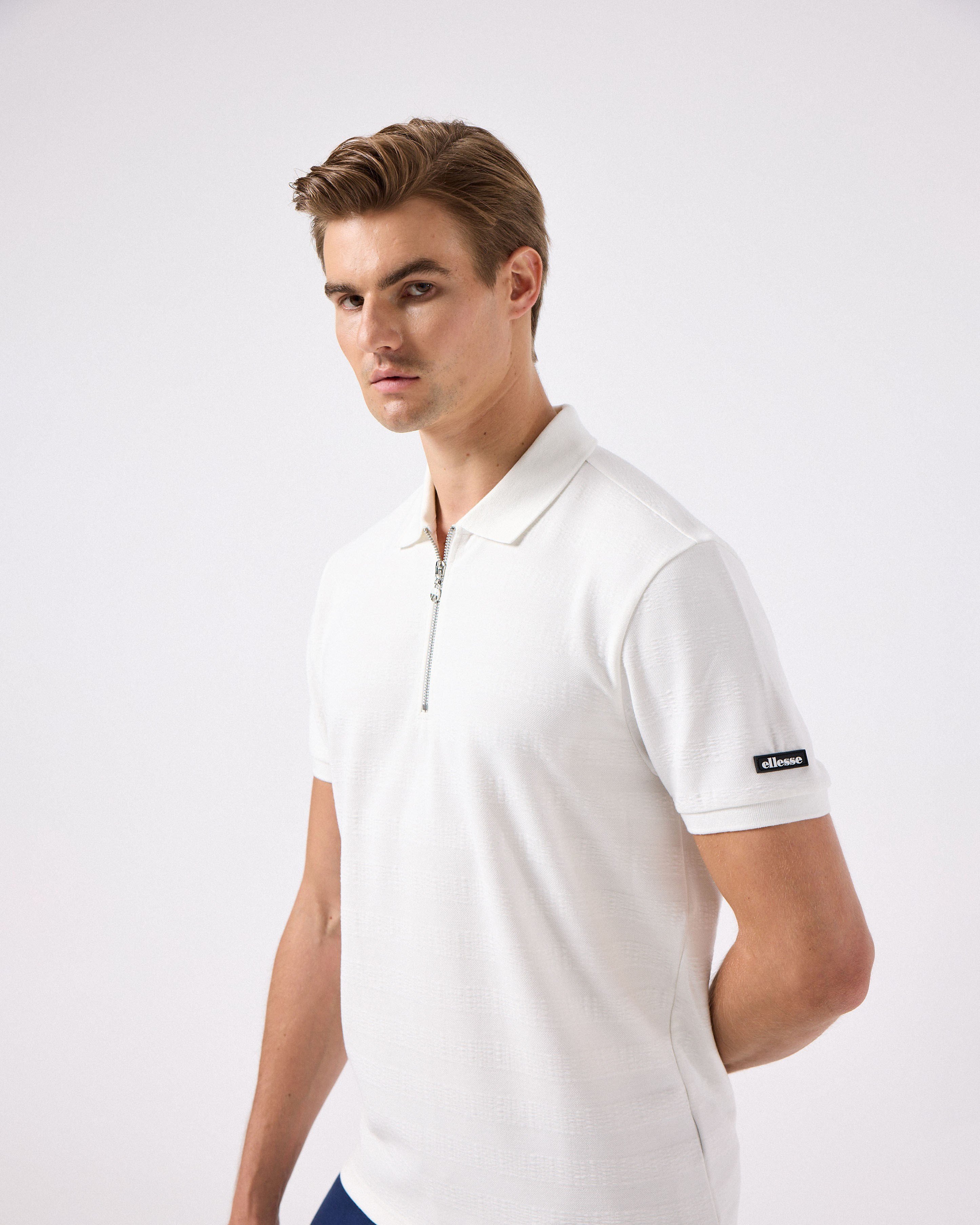 Ellesse Erkek Polo Tişört EM493-OF Off White