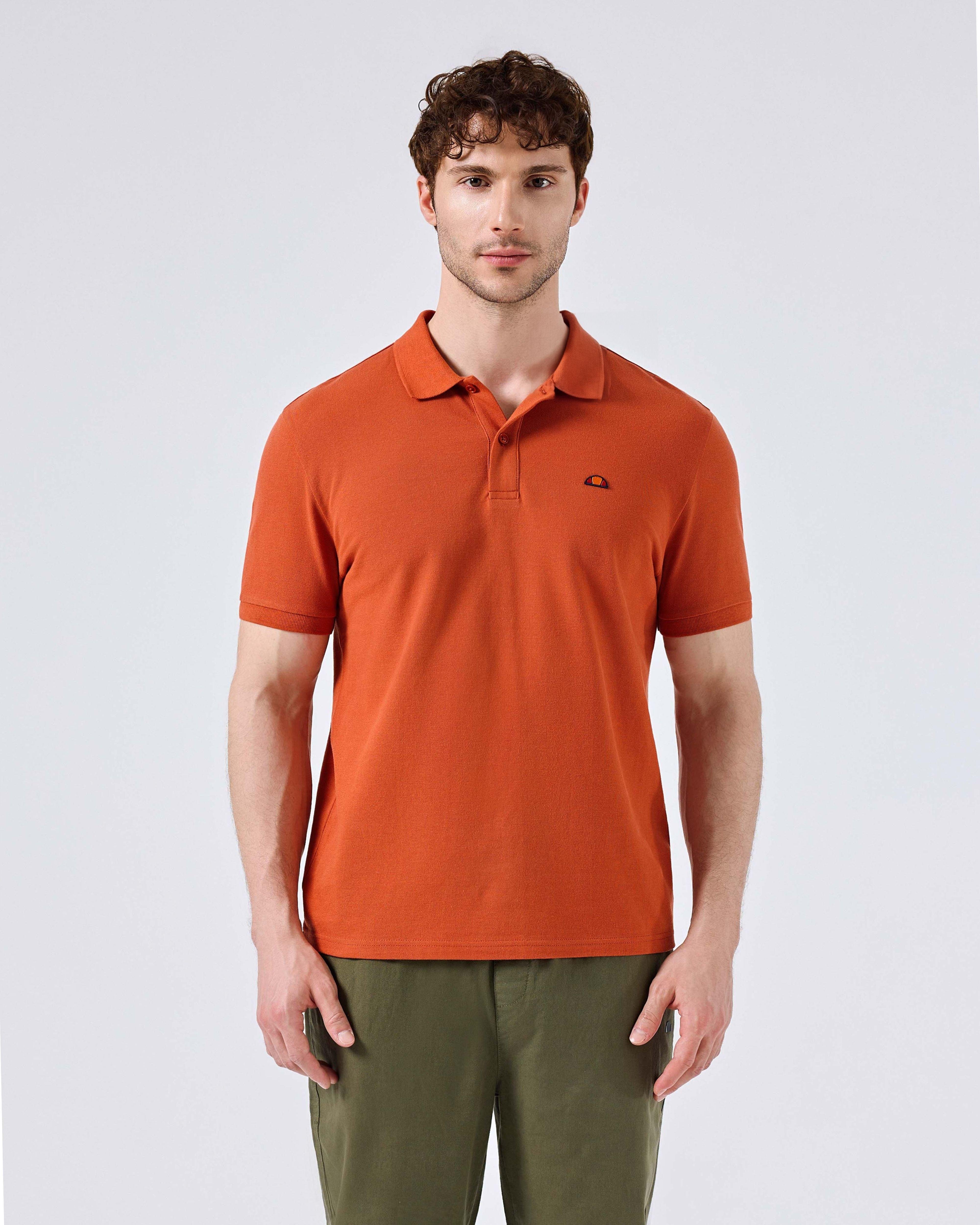 Ellesse Erkek Polo Tişört M-6SM5044-BR Tuğla