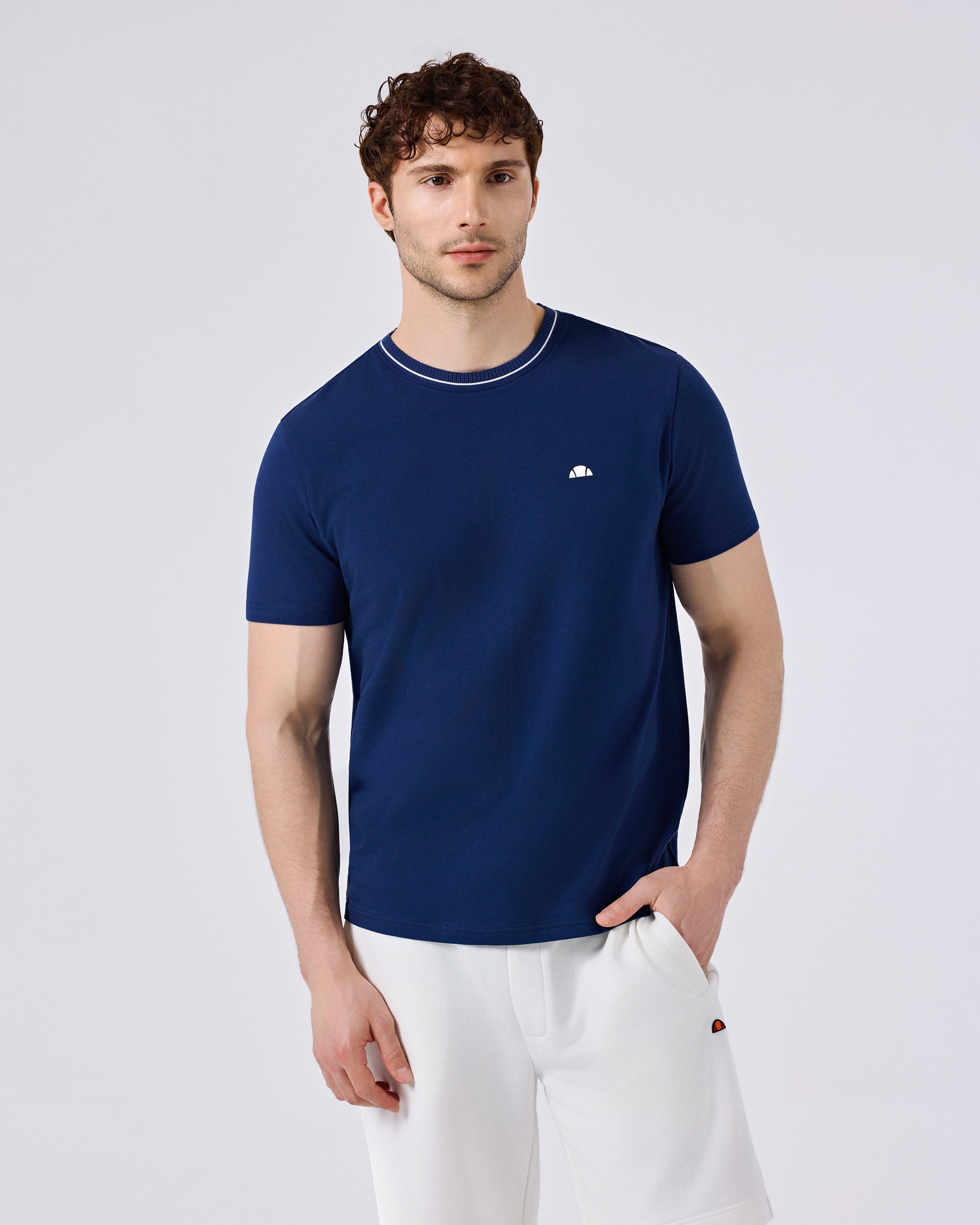 Ellesse Erkek Triko Tişört M-6SM5058-NV Navy