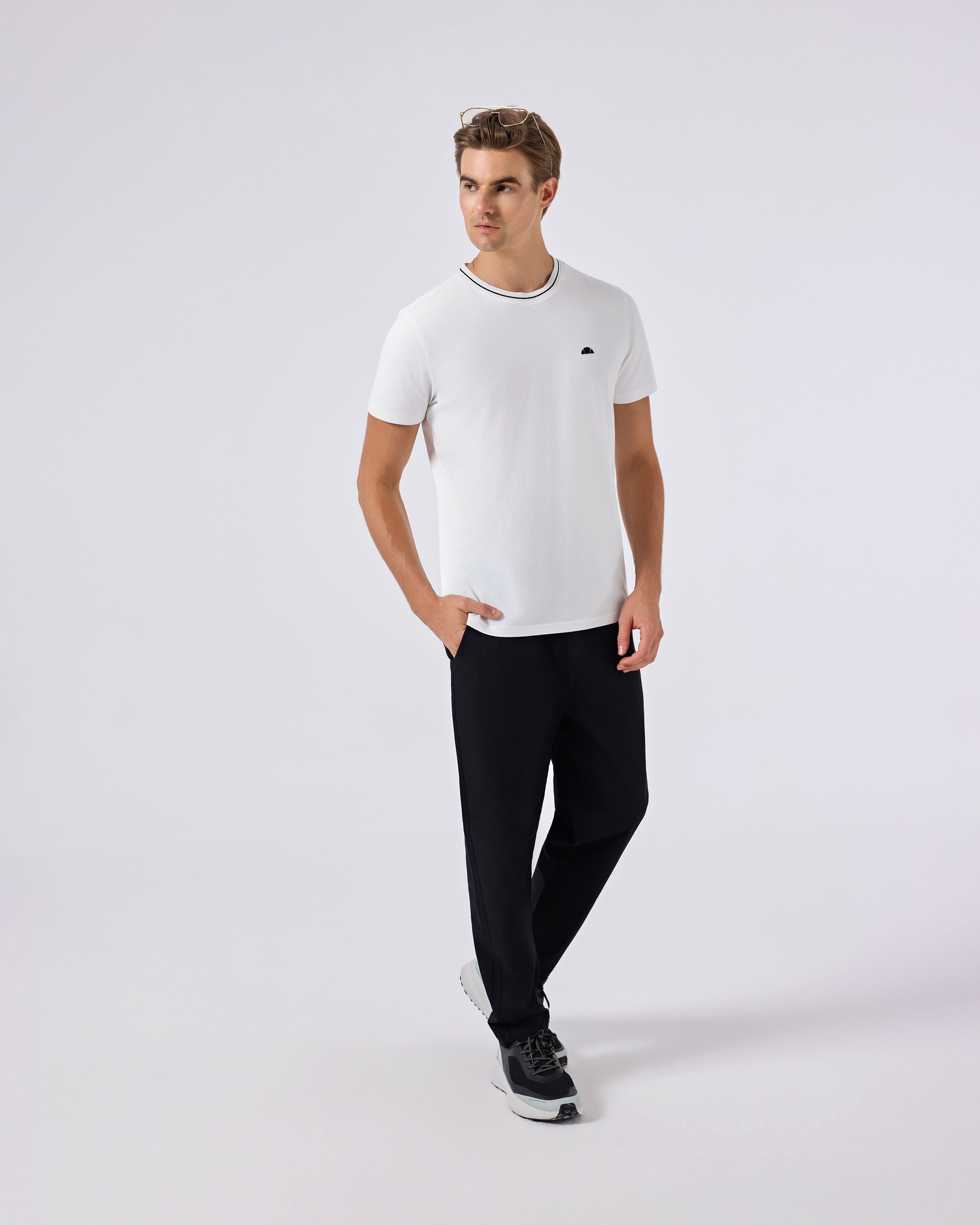 Ellesse Erkek Triko Tişört M-6SM5058-OF Off White