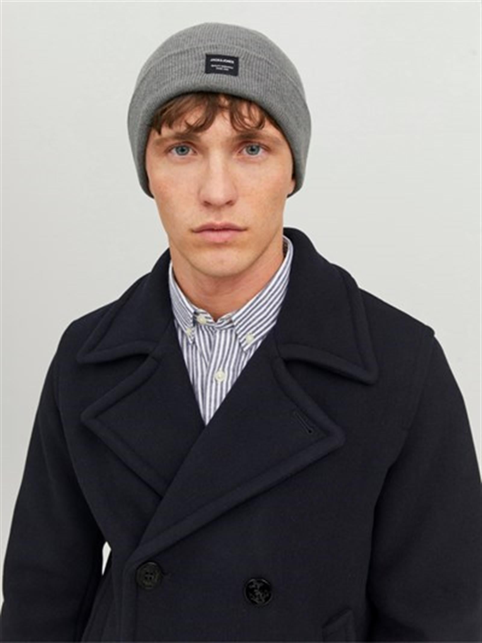 JACDNA BEANIE NOOS GREY