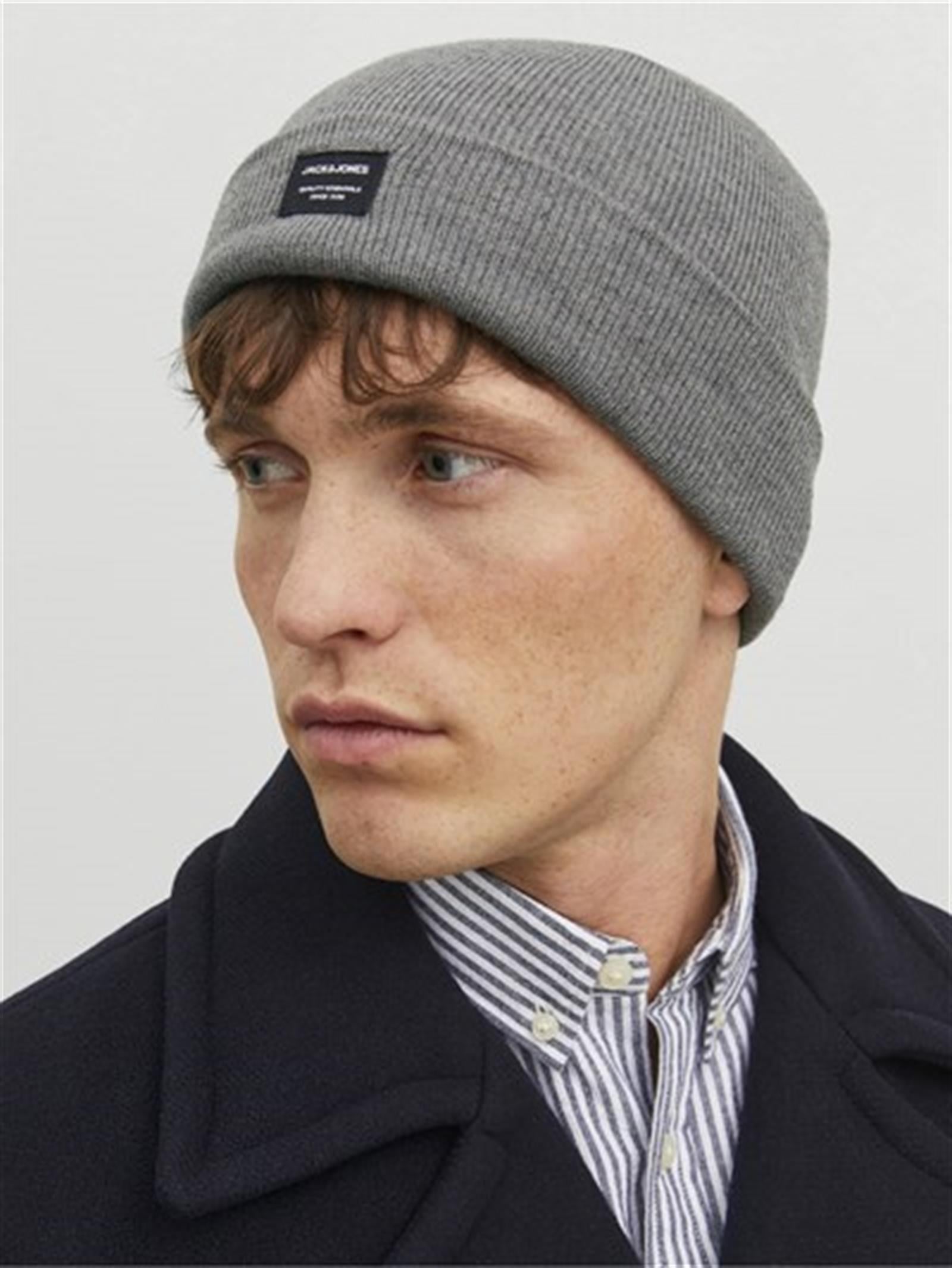 JACDNA BEANIE NOOS GREY