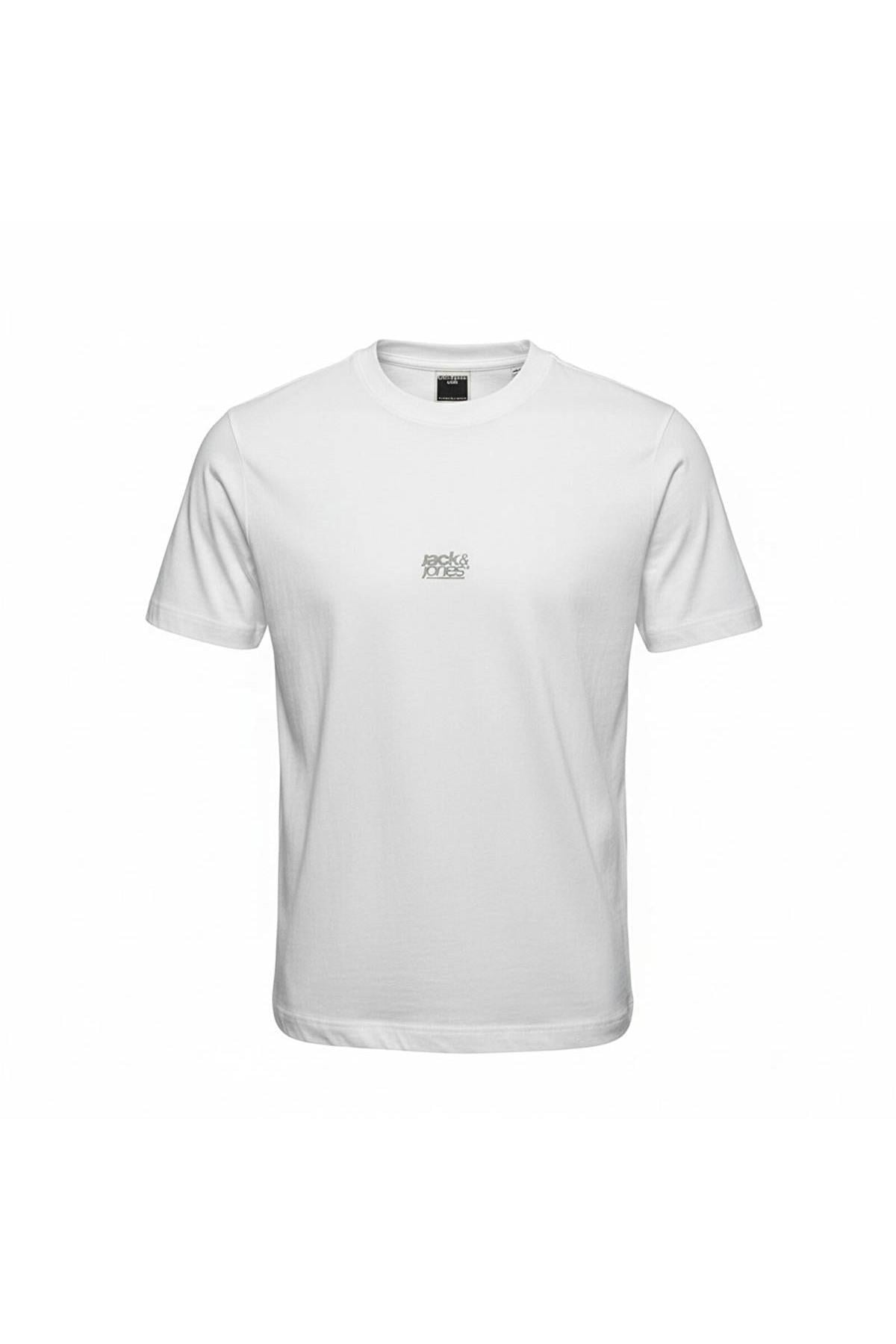 JCOBREEZE FRONT PRINT TEE SS CREW Bright White