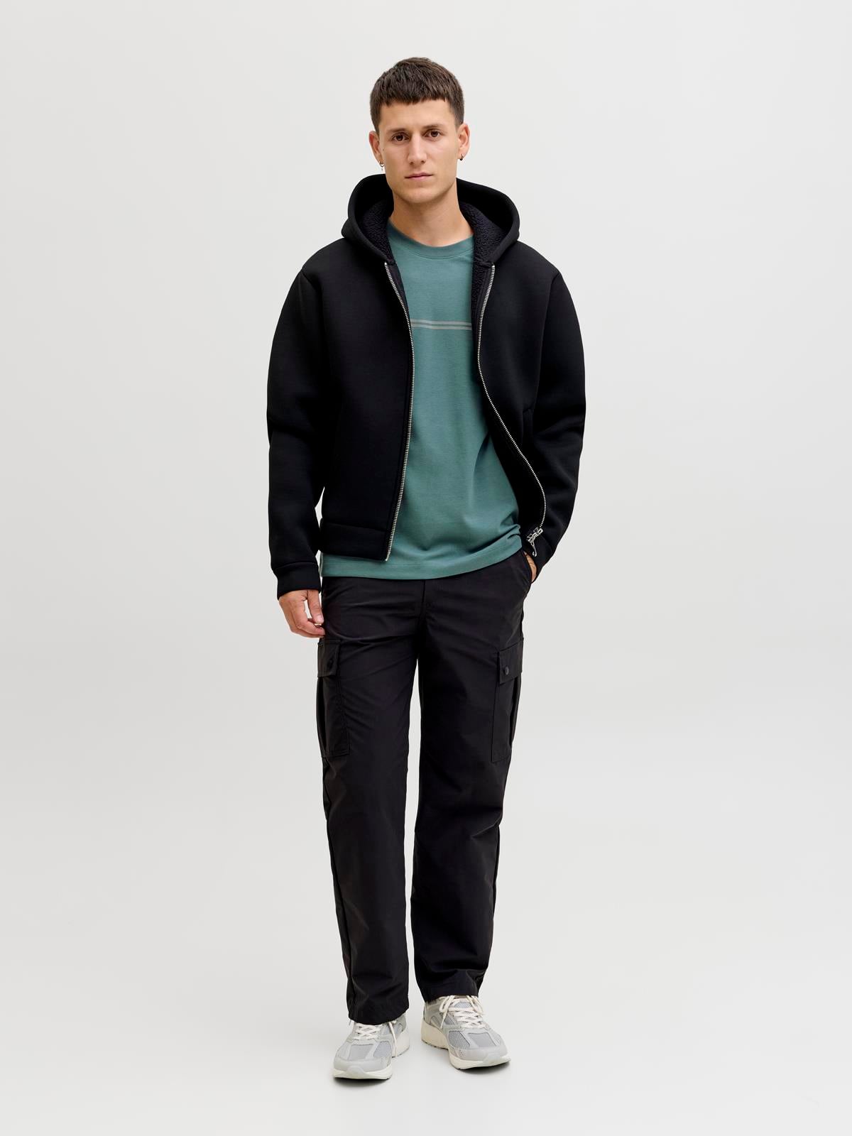 JCOFUSION CHEST BRAND TEE SS CREW NOOS North Atlantic