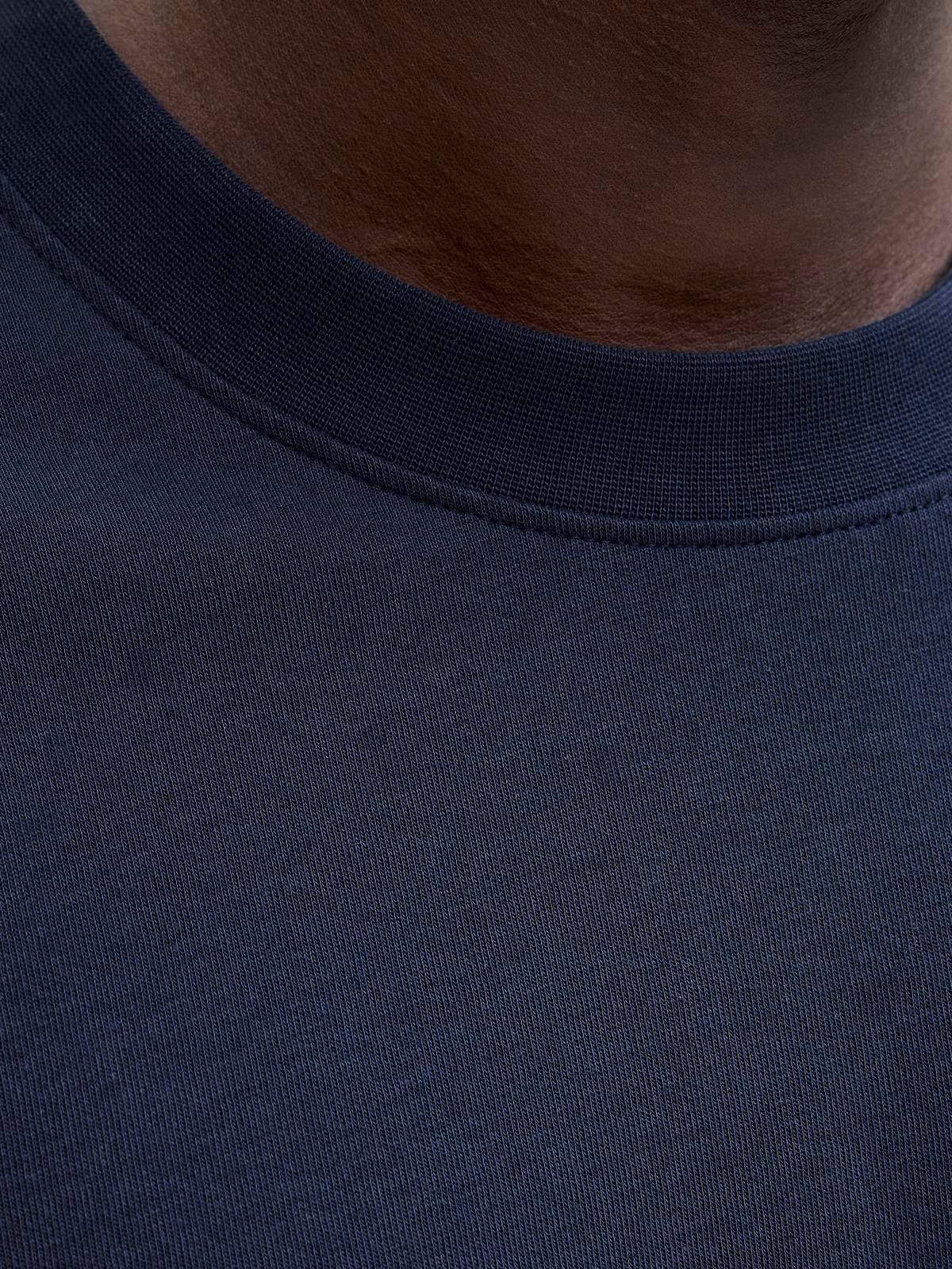 JCOFUSION CHEST BRAND TEE SS CREW NOOS Outer Space