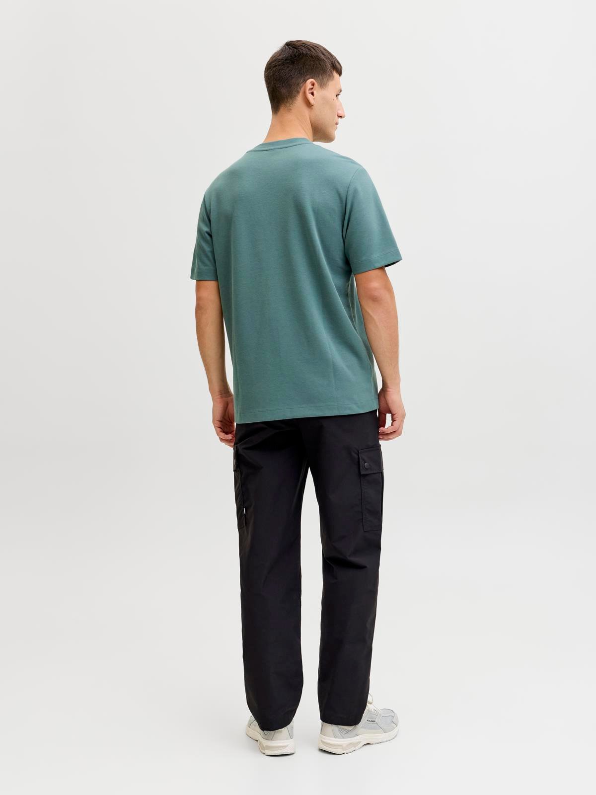 JCOFUSION CHEST BRAND TEE SS CREW NOOS North Atlantic