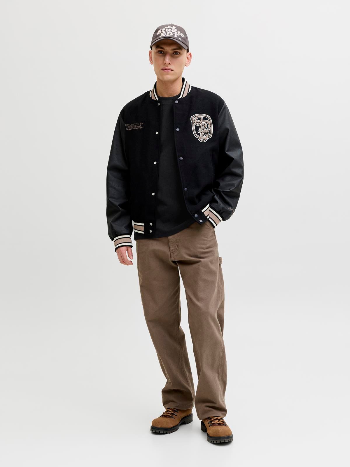JJDAYTONA TEE SS CREW NECK SN Black