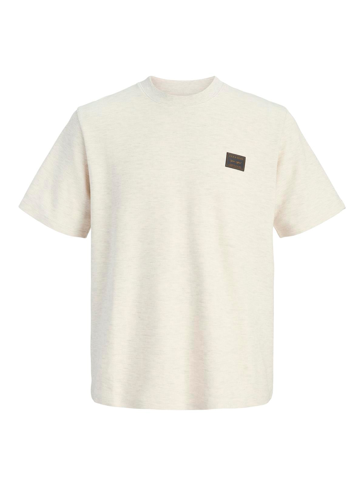 JJDAYTONA TEE SS CREW NECK SN Antique White