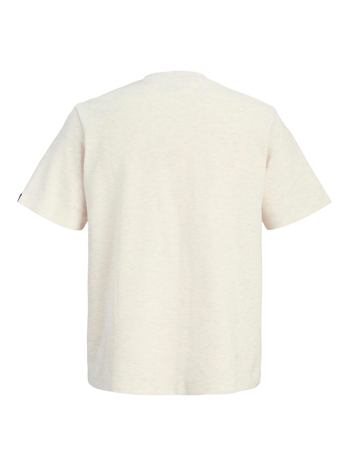 JJDAYTONA TEE SS CREW NECK SN Antique White