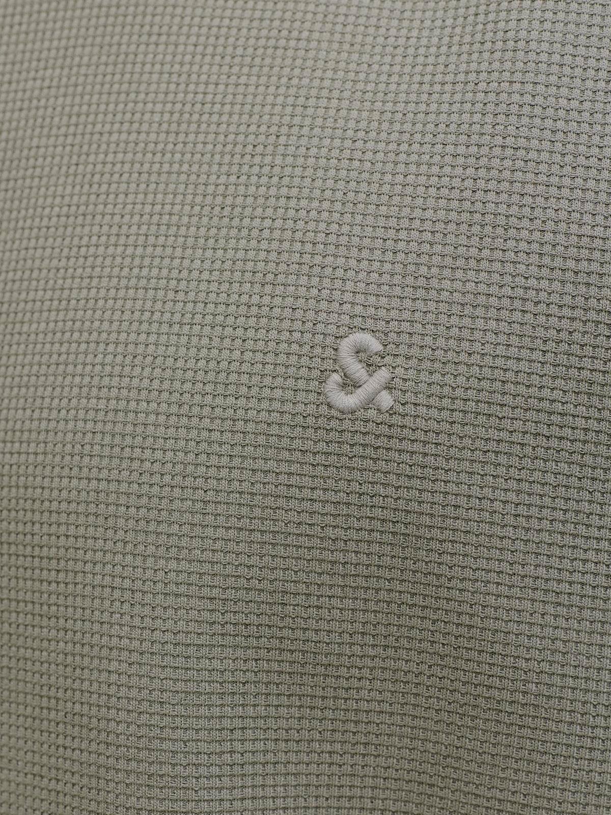 JJEAUSTIN ZIP POLO SS NOOS Vetiver