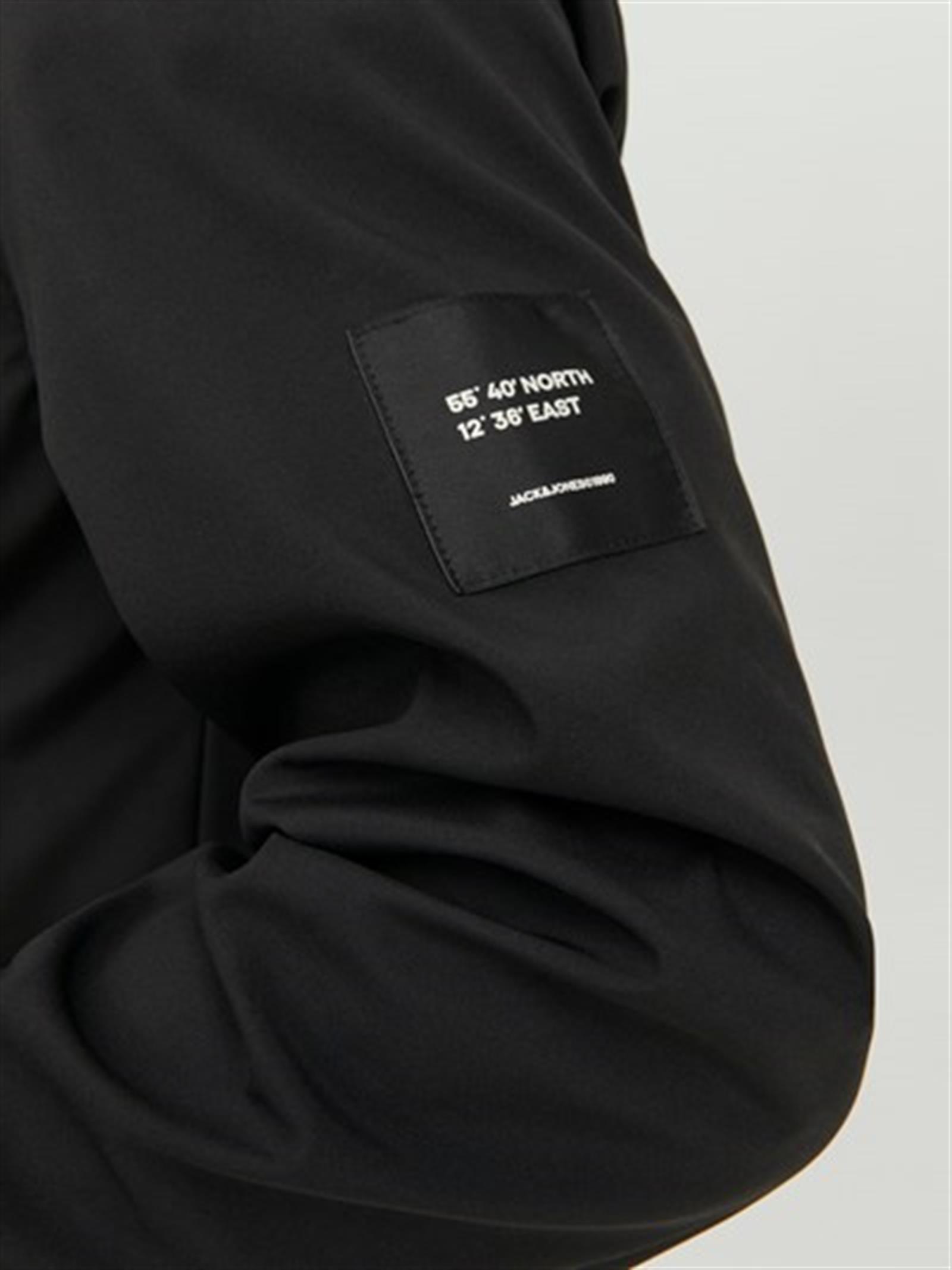 JJEBASIC SOFTSHELL HOOD NOOS Black