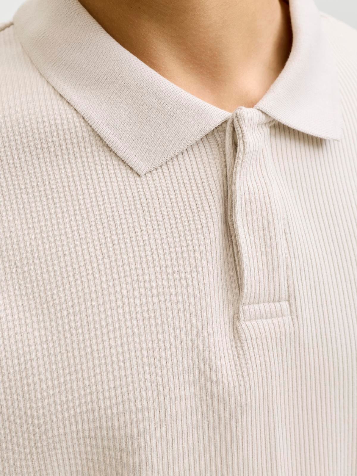 JJEHARRISON STRUCTURE POLO SS LN Moonbeam