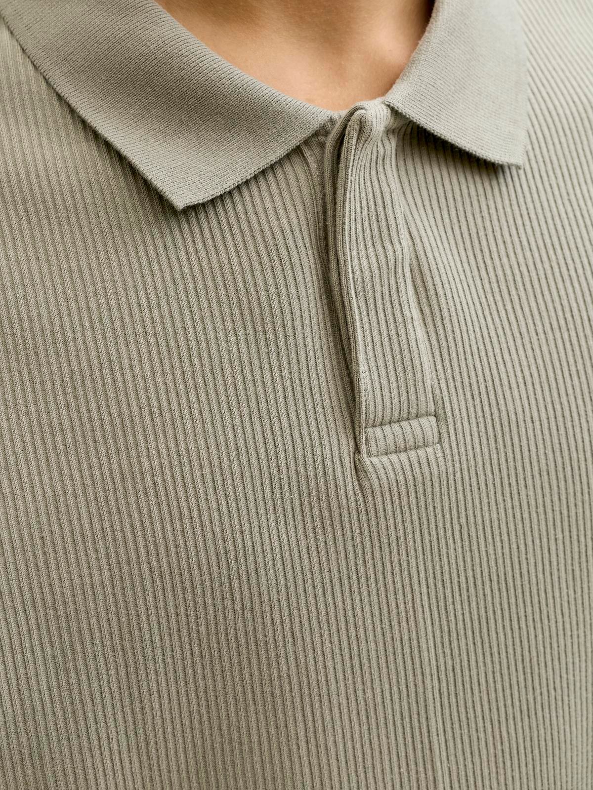 JJEHARRISON STRUCTURE POLO SS LN Vetiver