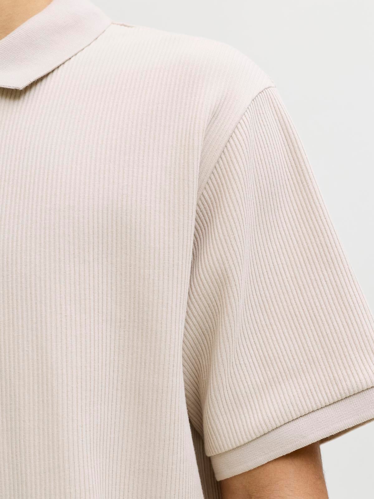 JJEHARRISON STRUCTURE POLO SS LN Moonbeam