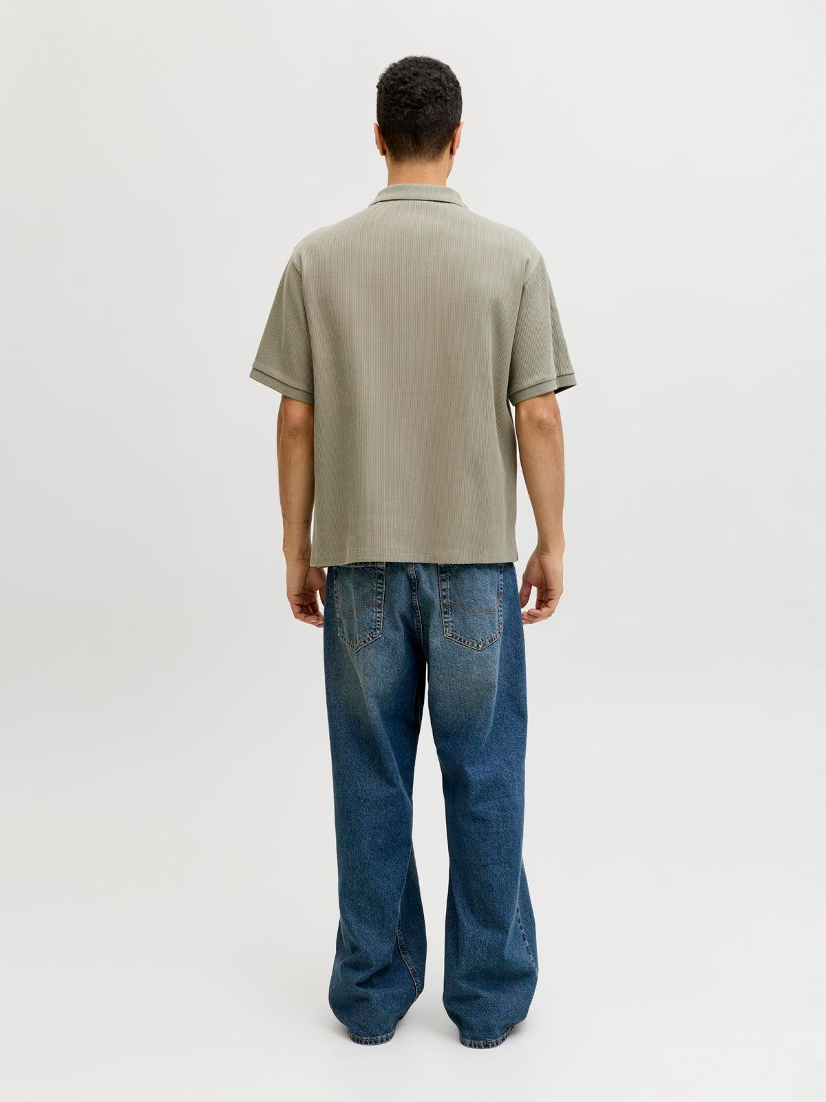 JJEHARRISON STRUCTURE POLO SS LN Vetiver