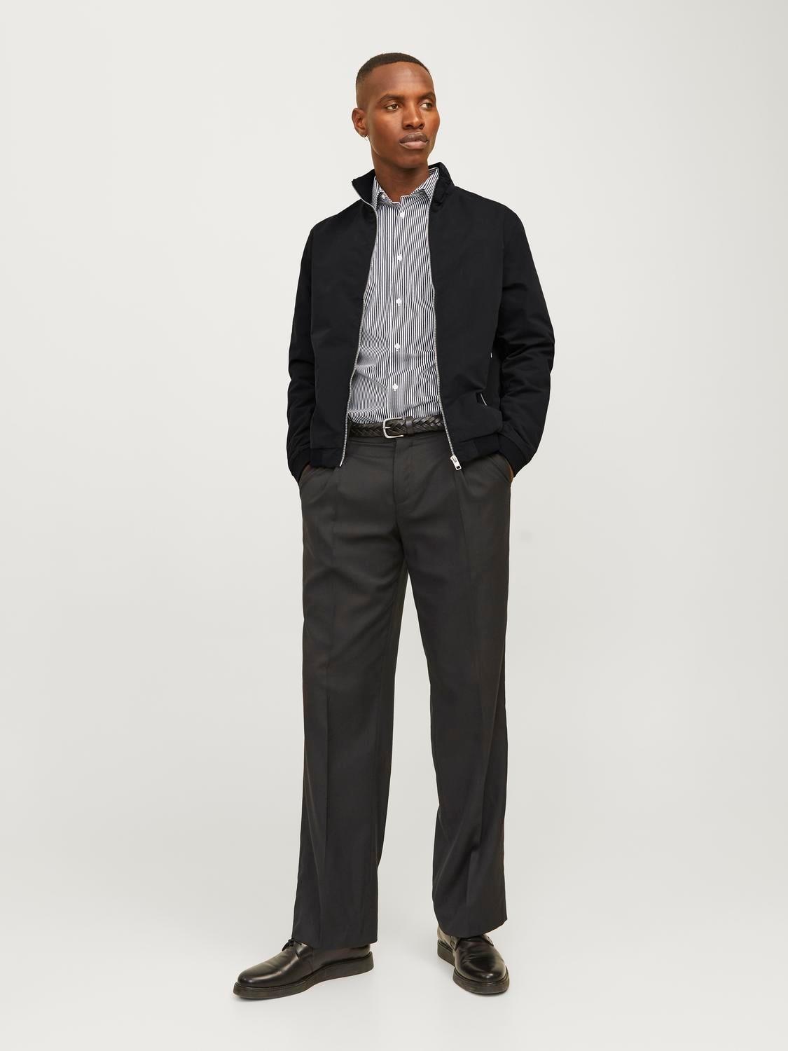 JJERUSH HARRINGTON BOMBER NOOS Black