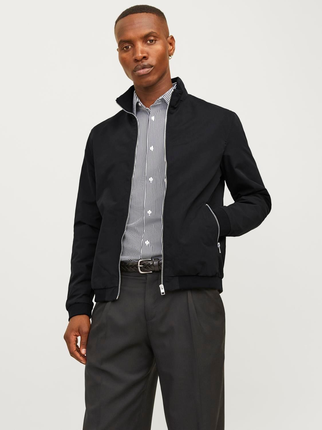 JJERUSH HARRINGTON BOMBER NOOS Black