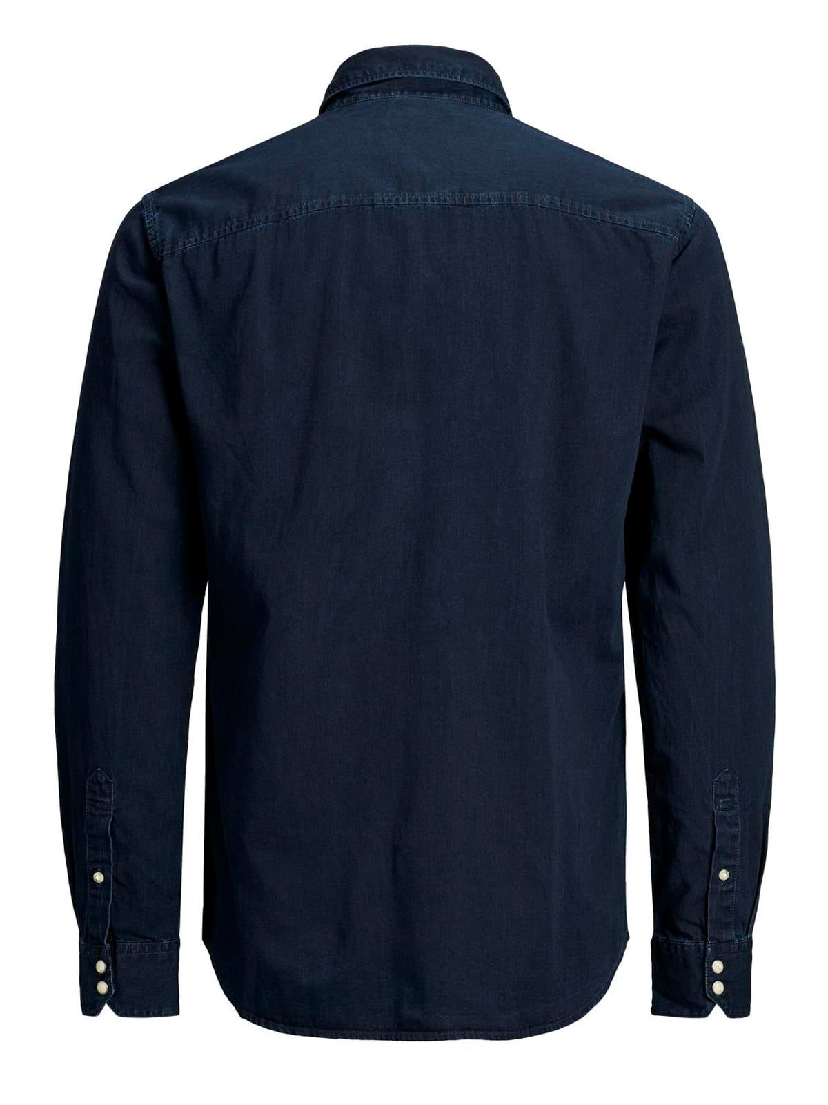 JJESHERIDAN SHIRT L/S NOOS DARK NAVY