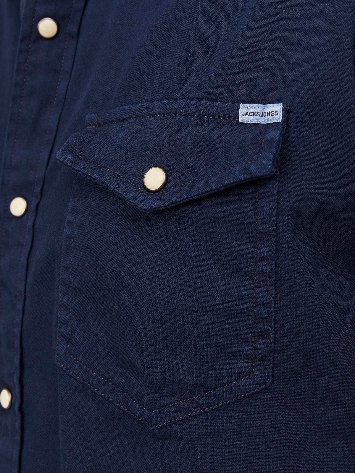 JJESHERIDAN SHIRT L/S NOOS DARK NAVY