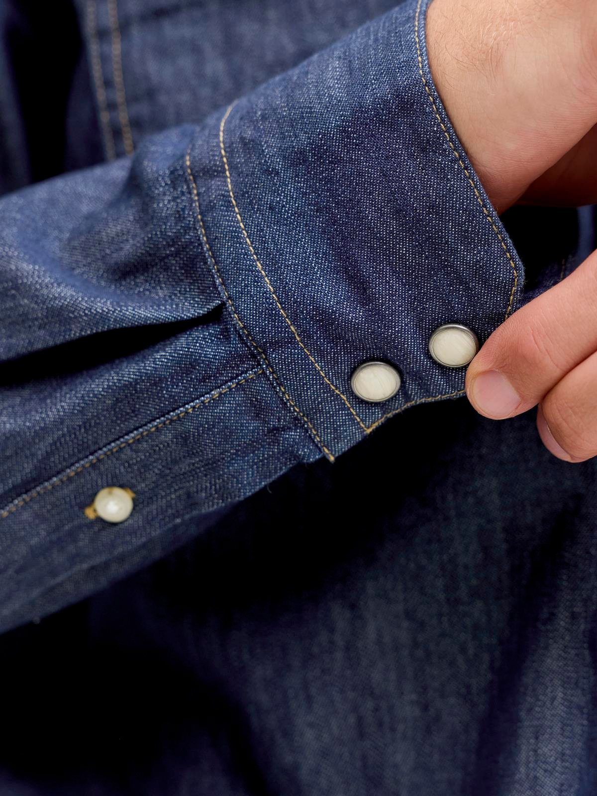 JJESHERIDAN SHIRT L/S NOOS Dark Denim