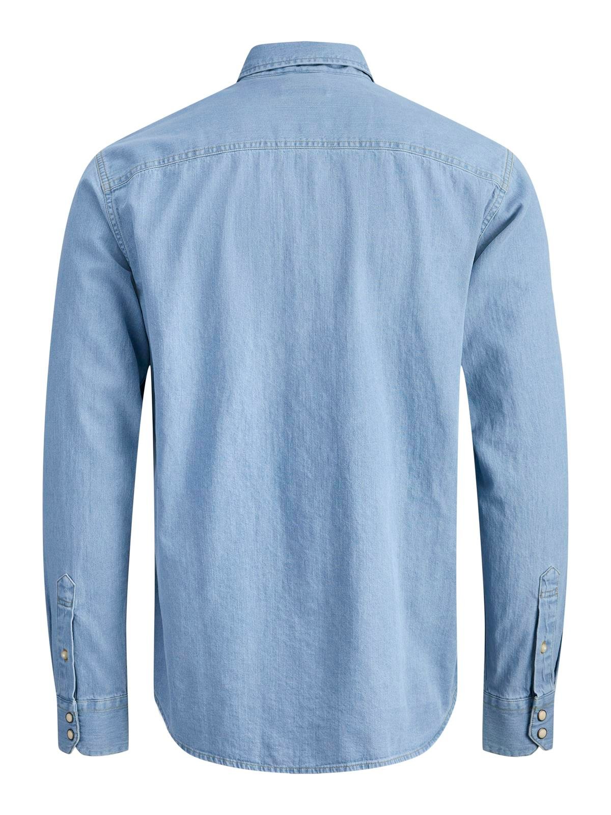 JJESHERIDAN SHIRT L/S NOOS Light Blue