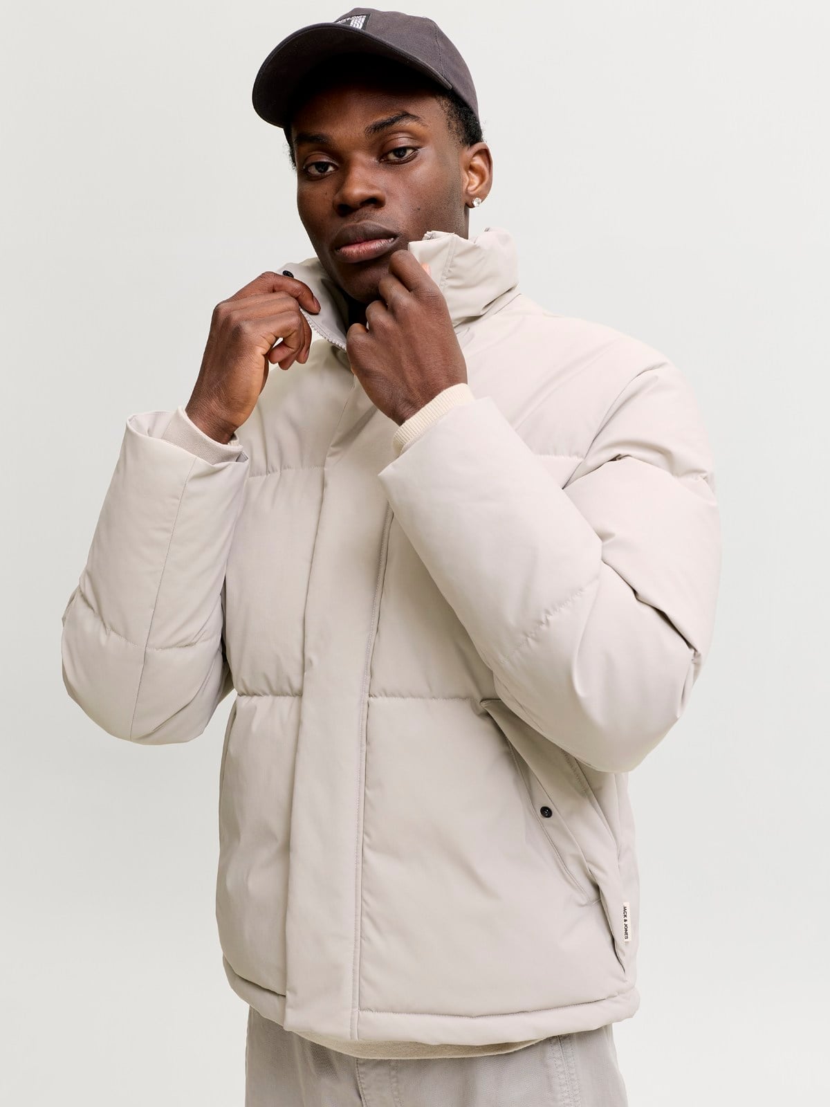 JJESOHO PUFFER COLLAR AW26 SN Dove