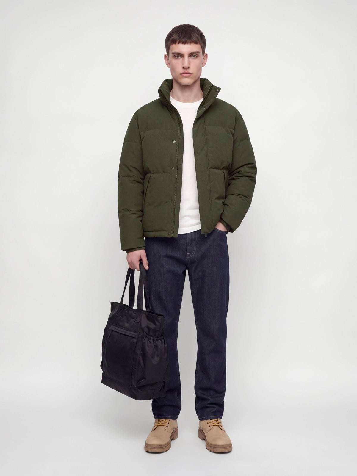 JJESOHO PUFFER COLLAR AW26 SN Rosin