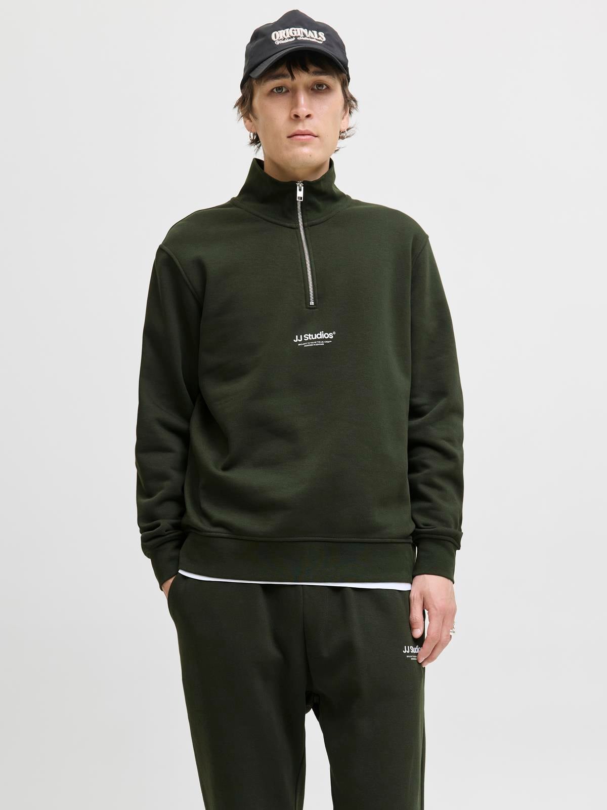 JJESOHO SWEAT QUARTER ZIP HN NOOS Duffel Bag