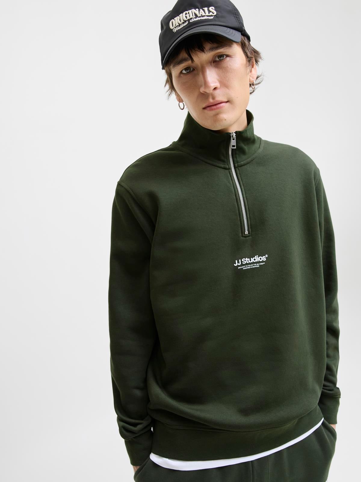 JJESOHO SWEAT QUARTER ZIP HN NOOS Duffel Bag