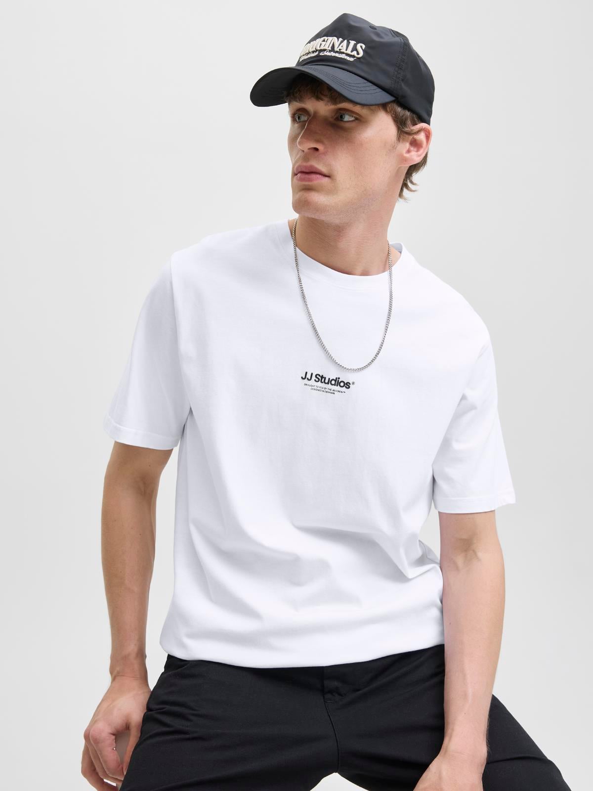 JJESOHO TEE SS CREW NECK NOOS White