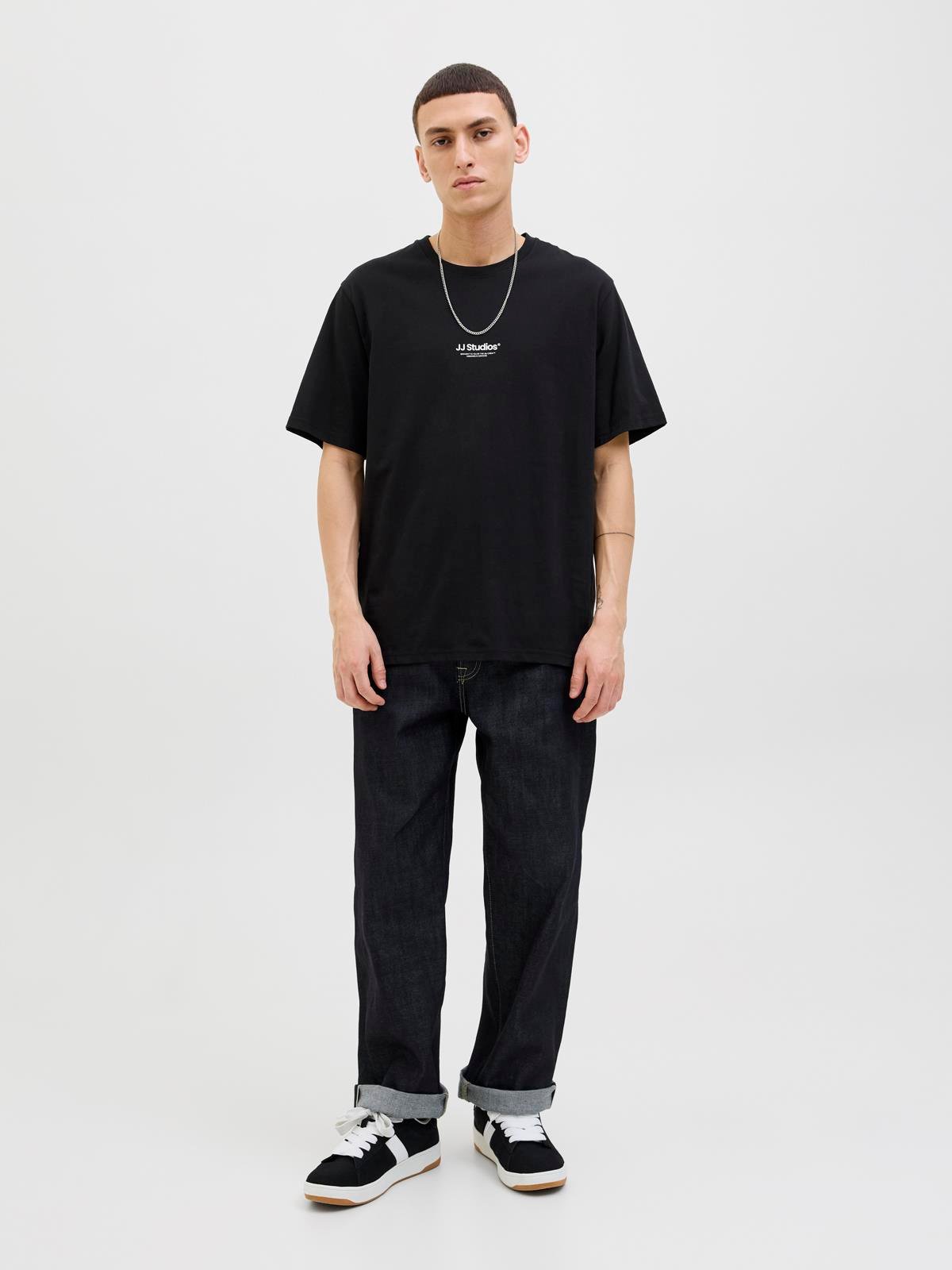 JJESOHO TEE SS CREW NECK NOOS Black