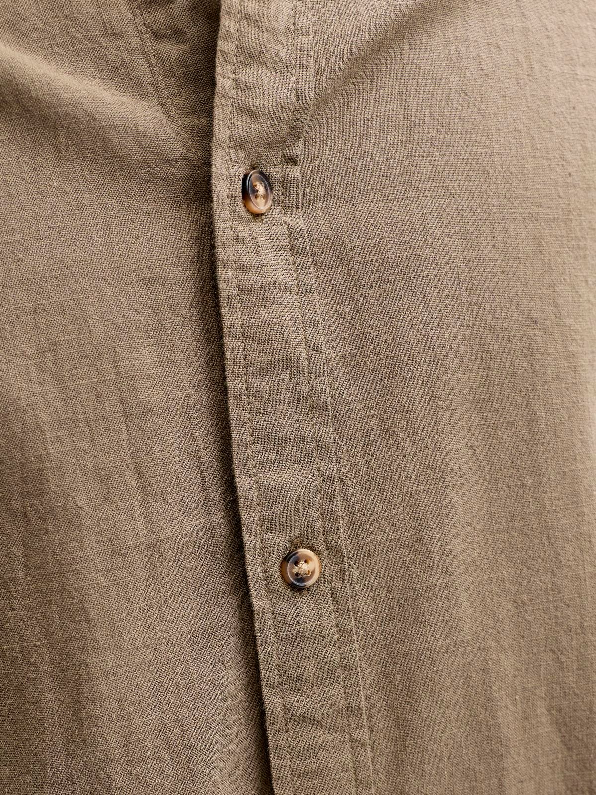JJESUMMER LINEN BLEND SHIRT L/S SN Falcon