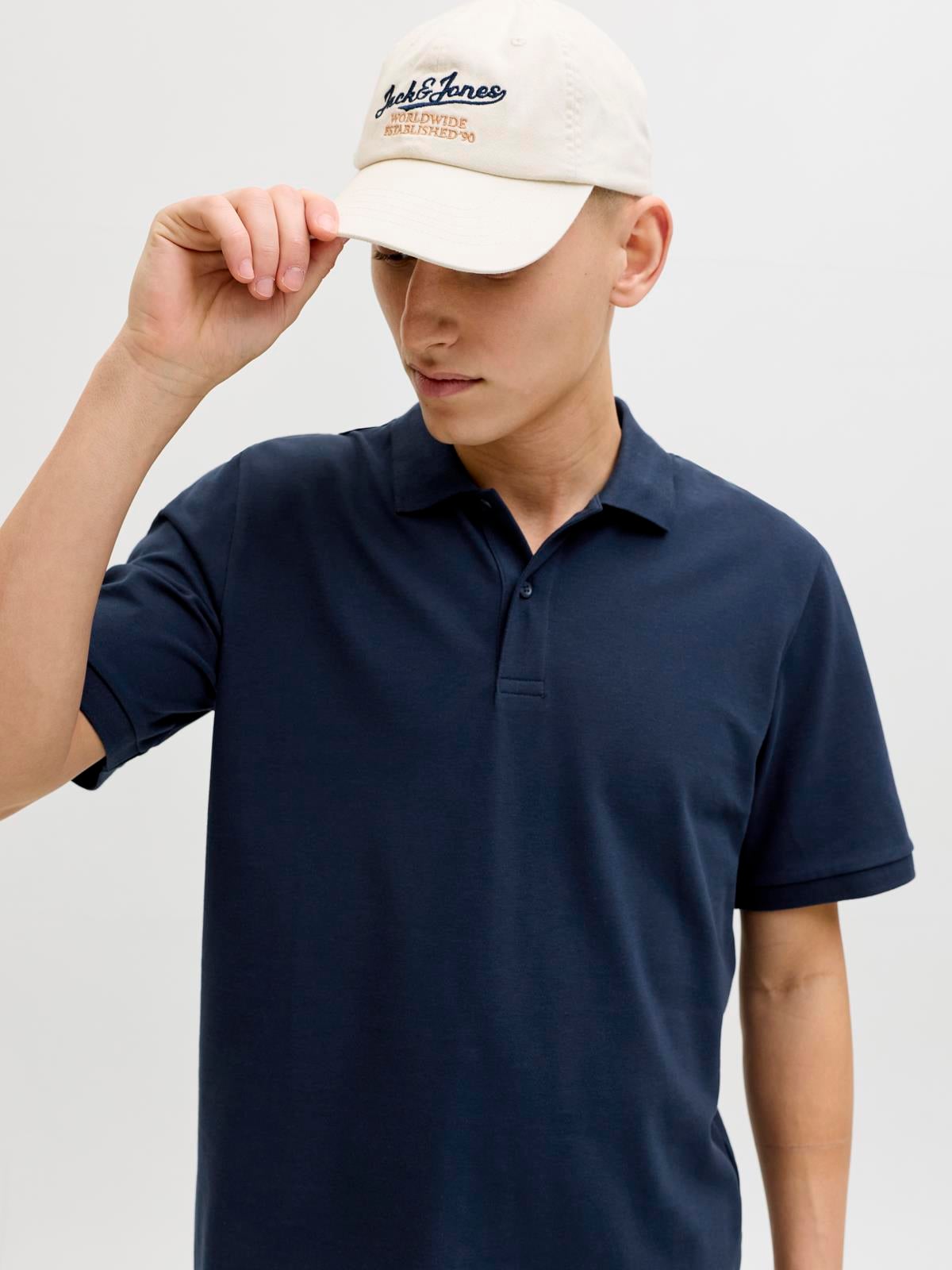 JJKANE POLO SS Navy Blazer