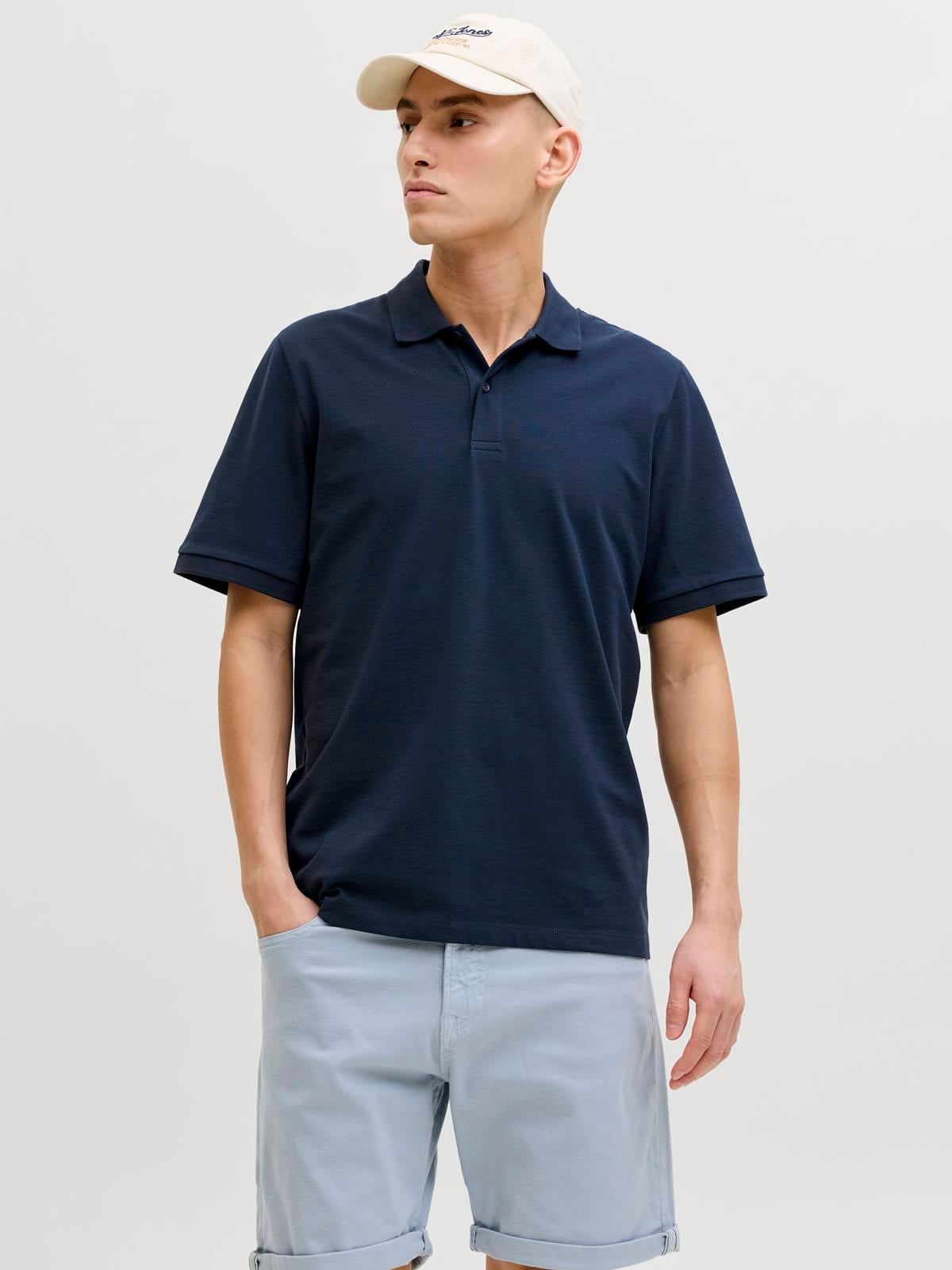 JJKANE POLO SS Navy Blazer