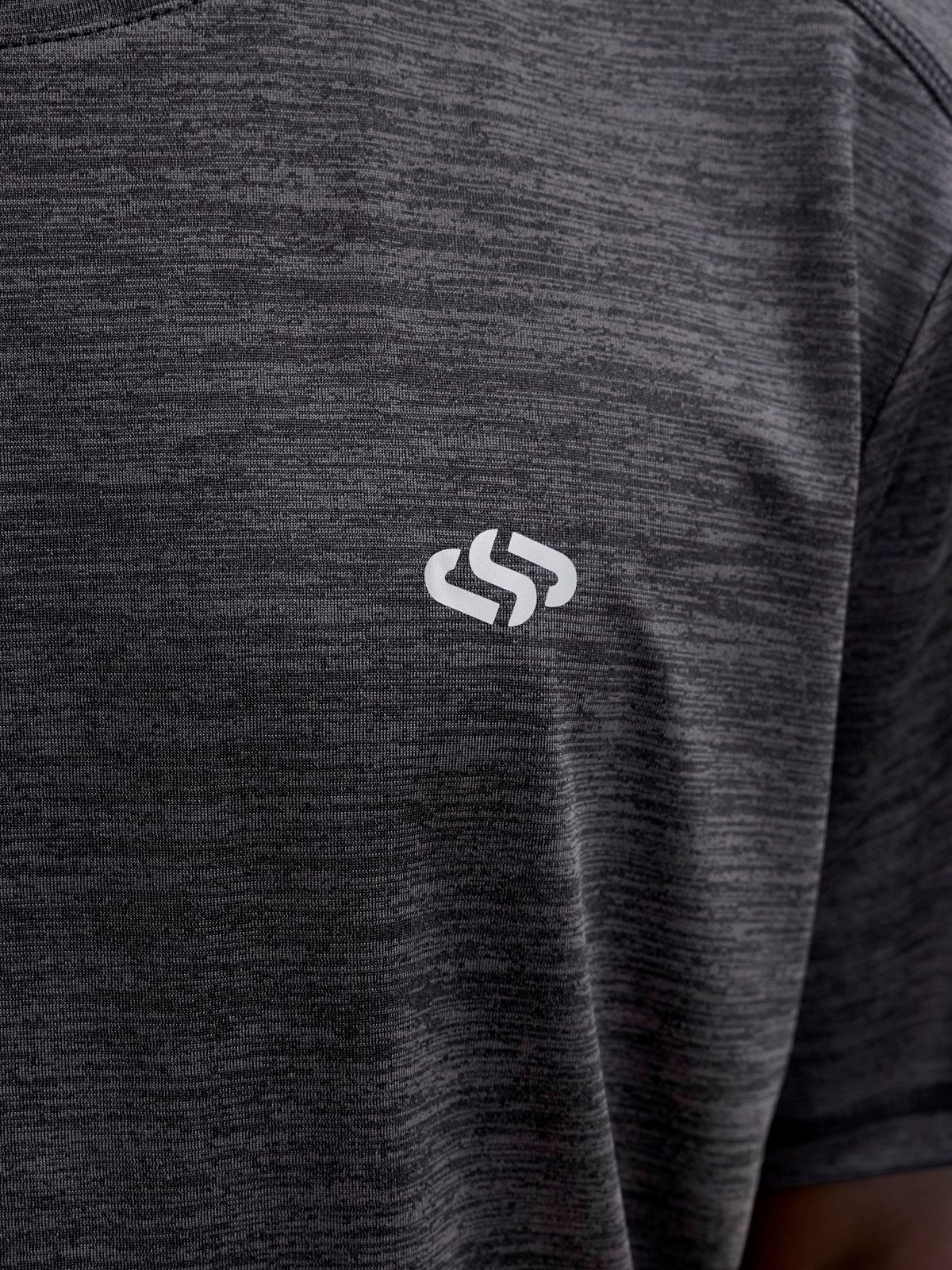JJSFLUX MELANGE T-SHIRT Black