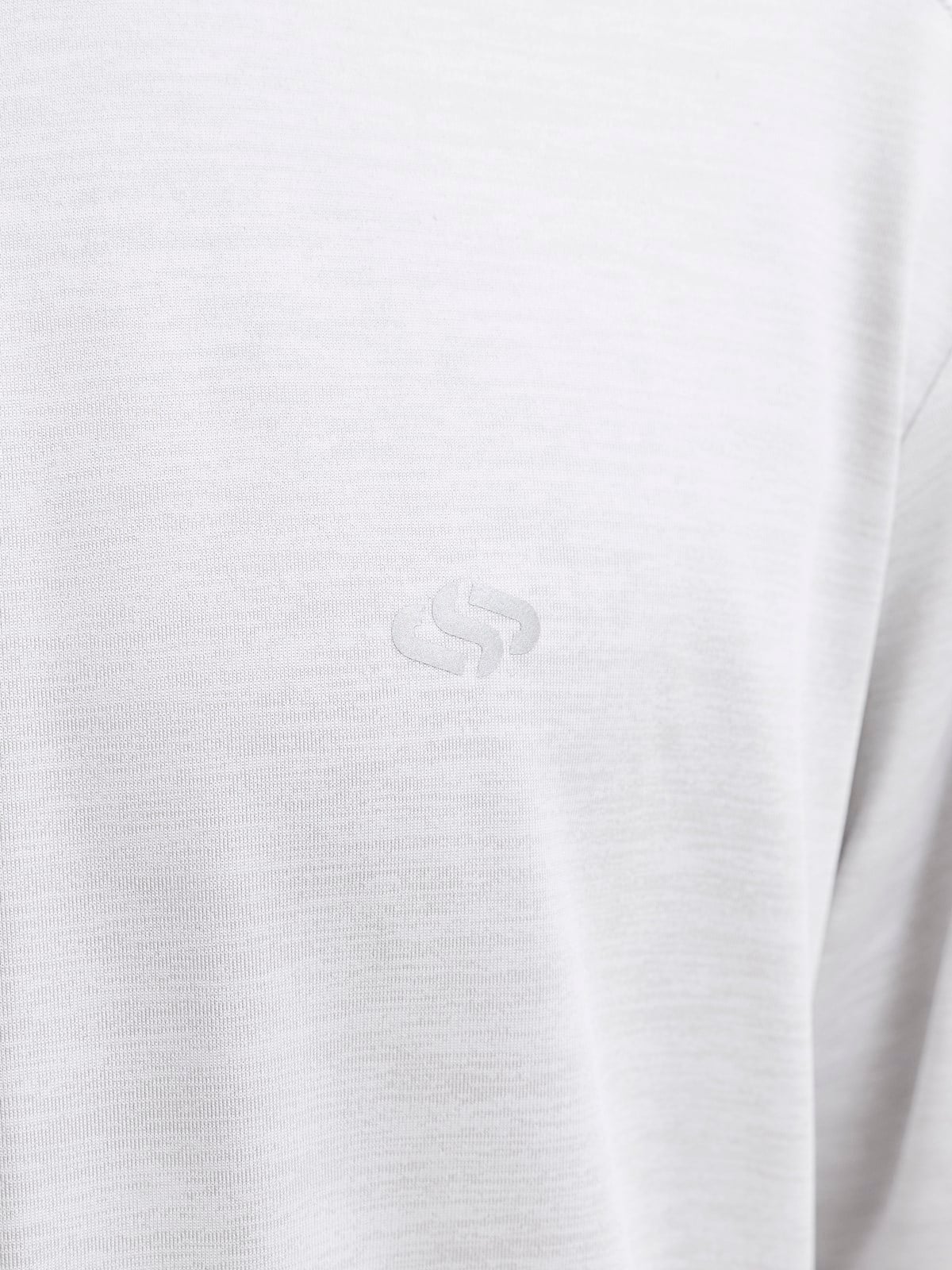 JJSFLUX MELANGE T-SHIRT White Melange