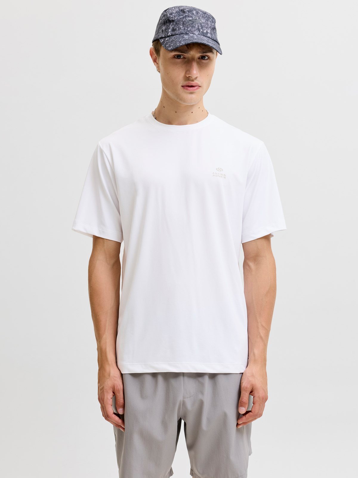 JJSPULSE LOGO BRANDING TEE Bright White