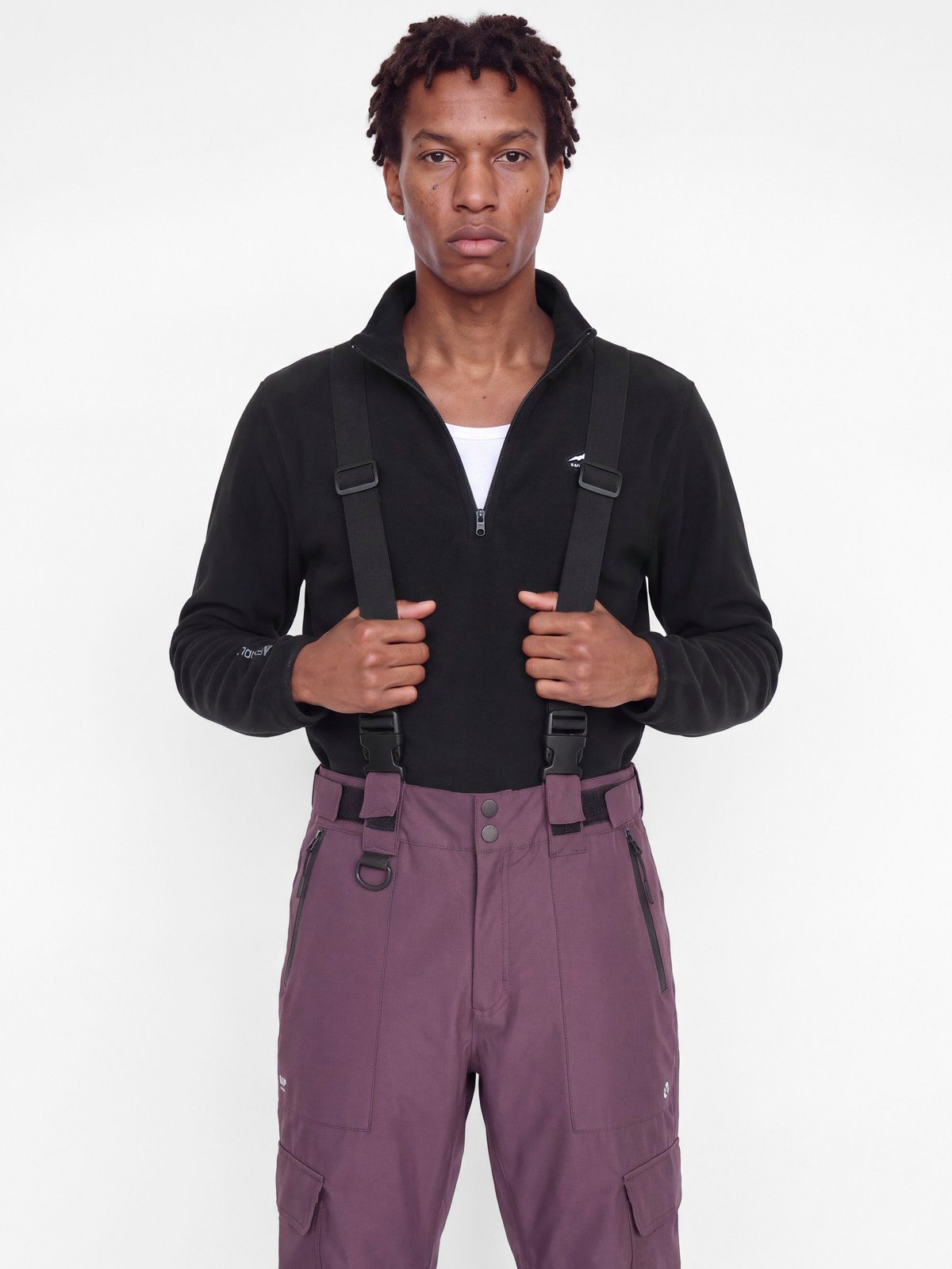 JJSTIGNES HIGH NECK HALF ZIP Black