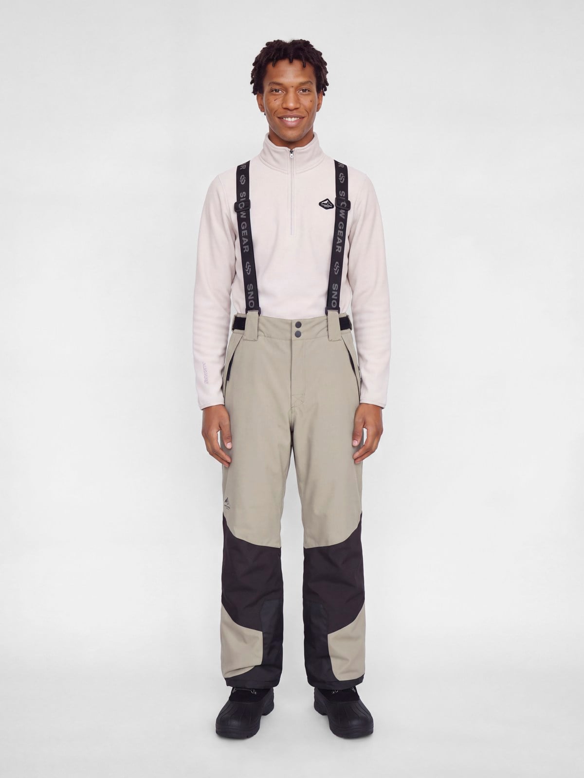 JJSTIGNES HIGH NECK HALF ZIP Moonbeam
