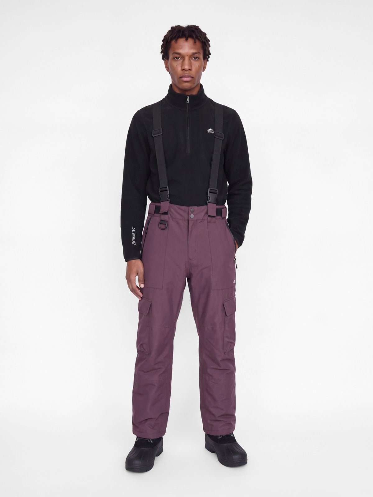 JJSTIGNES HIGH NECK HALF ZIP Black