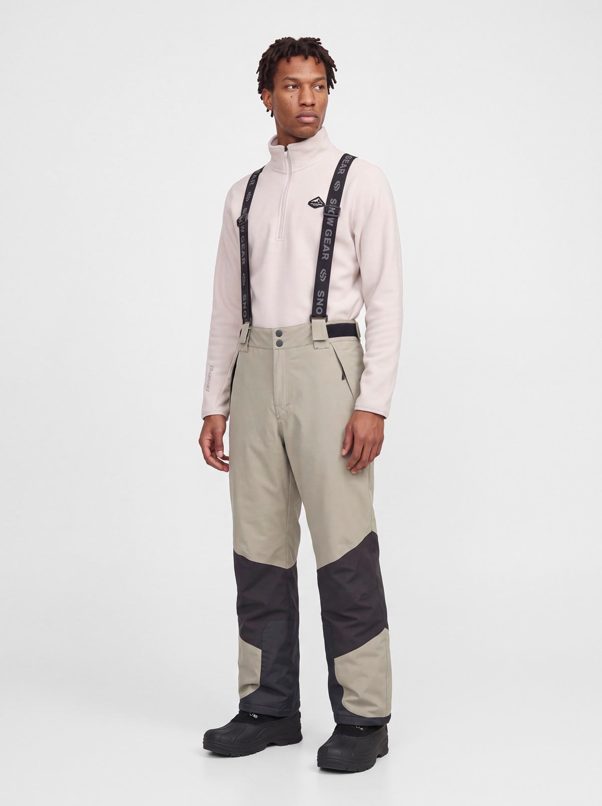 JJSTIGNES HIGH NECK HALF ZIP Moonbeam