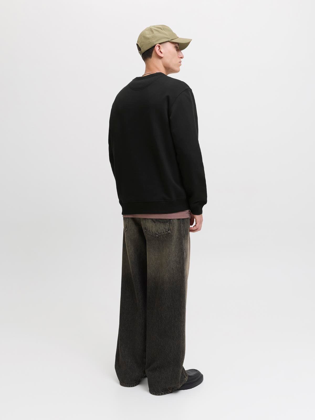 JORNORREBRO EMB SWEAT CREW NOOS Black