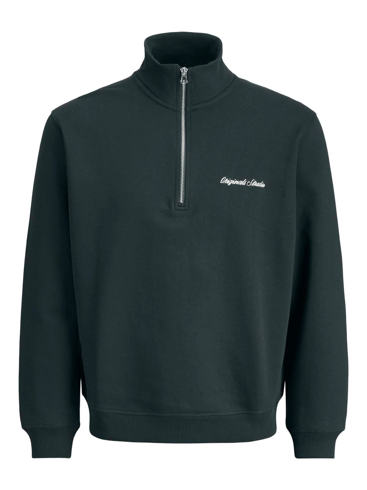 JORNORREBRO EMB SWEAT HIGH NECK NOOS Forest River