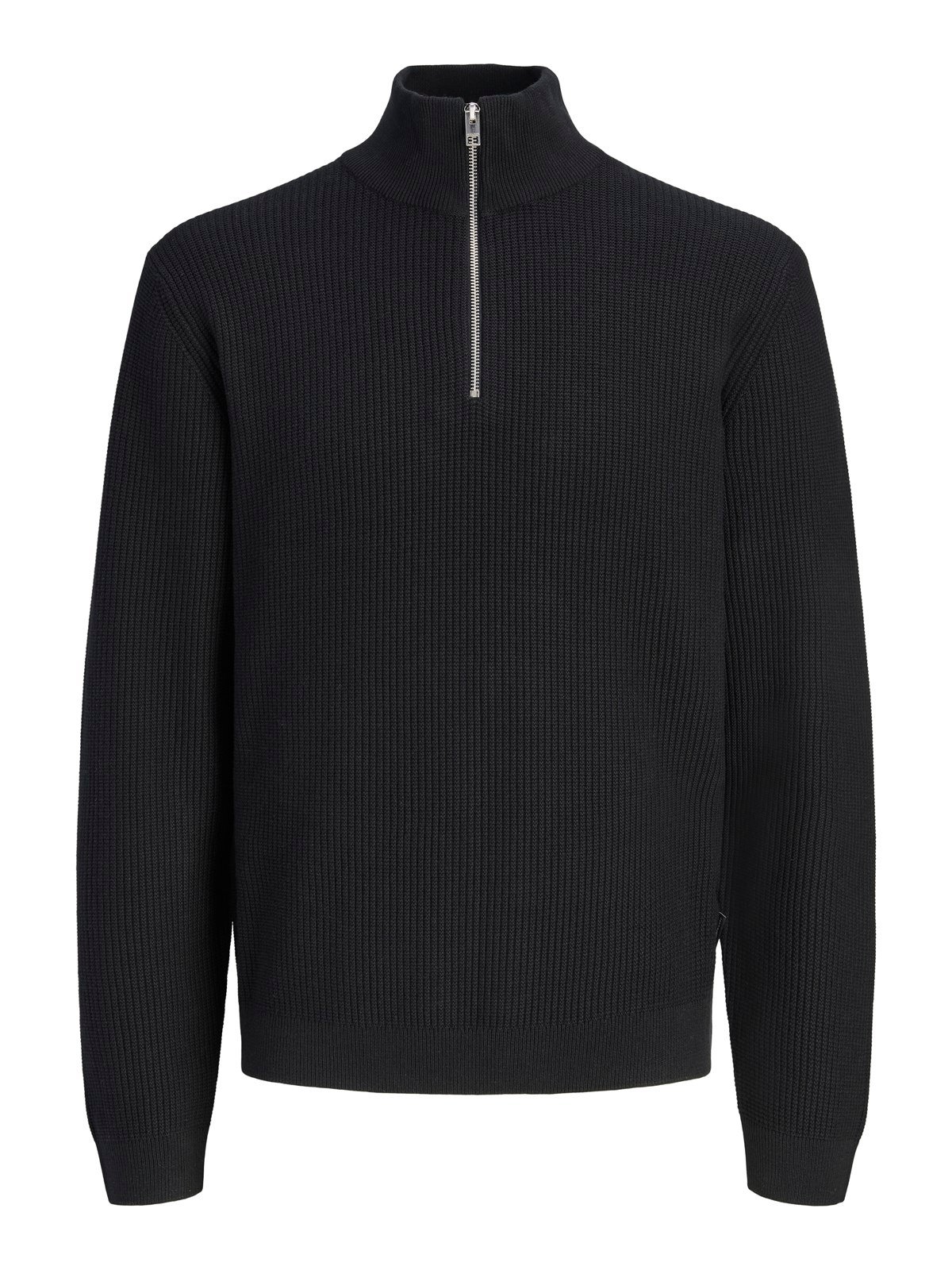 JPRBLACONNOR KNIT HALF ZIP Black