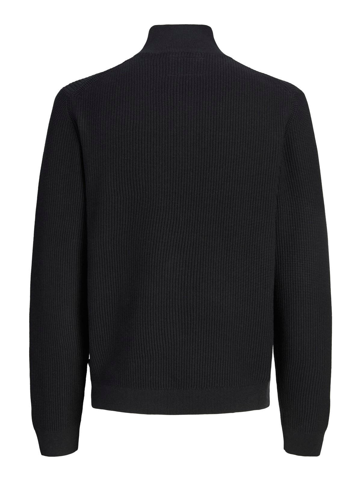 JPRBLACONNOR KNIT HALF ZIP Black