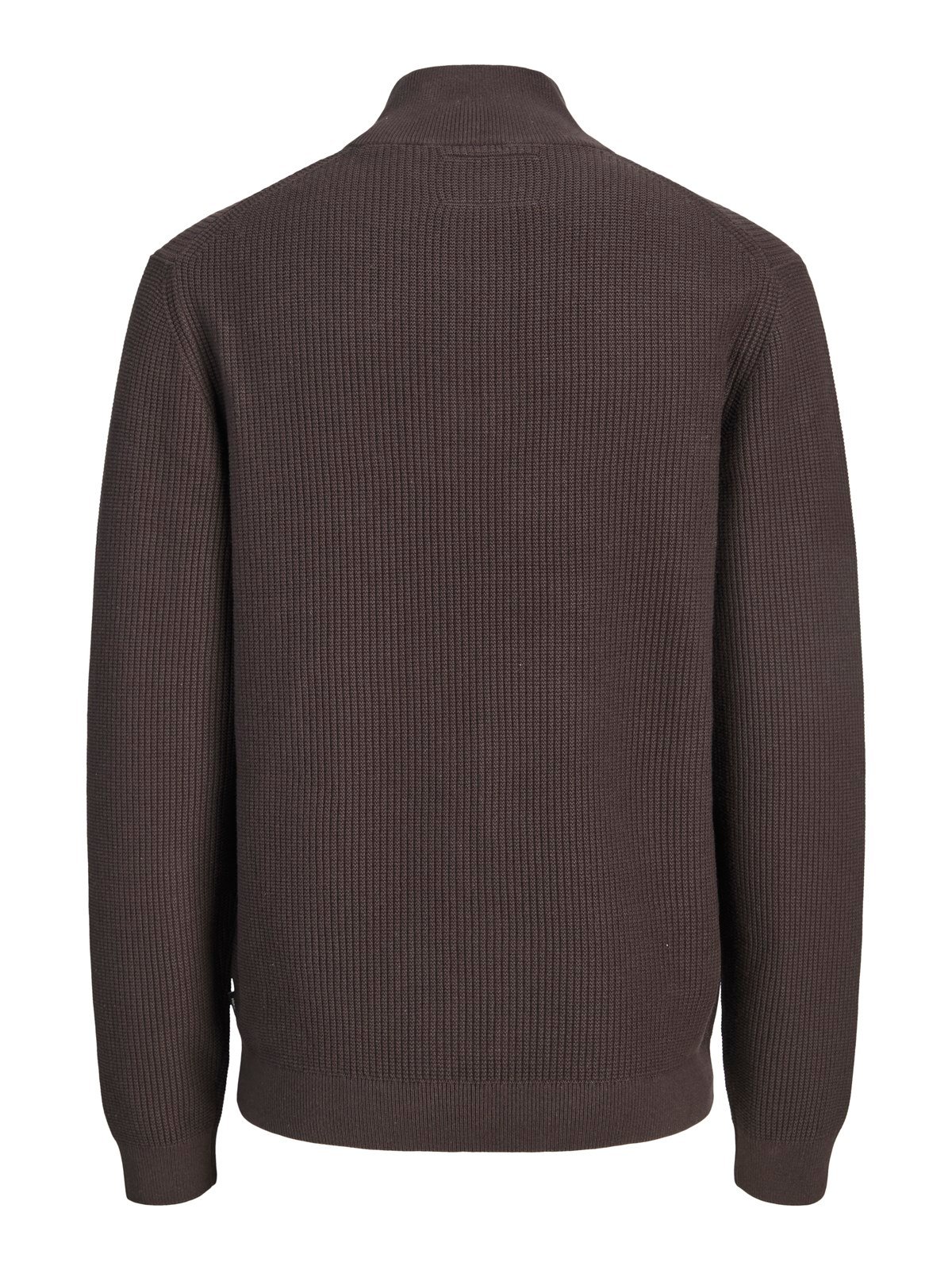 JPRBLACONNOR KNIT HALF ZIP Chocolate