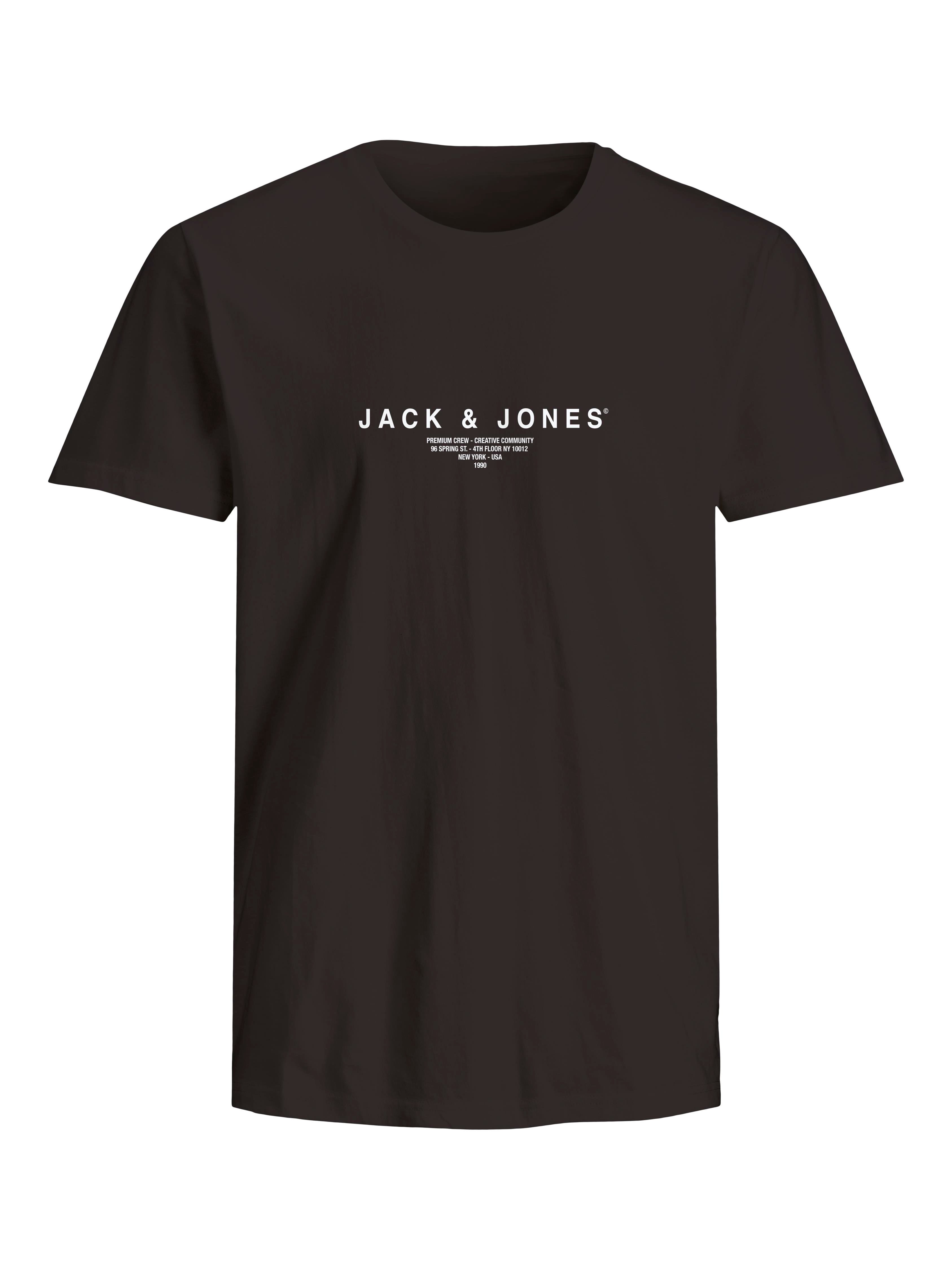 JPRBLAHARRIS SS TEE CREW NECK FST Black Beauty