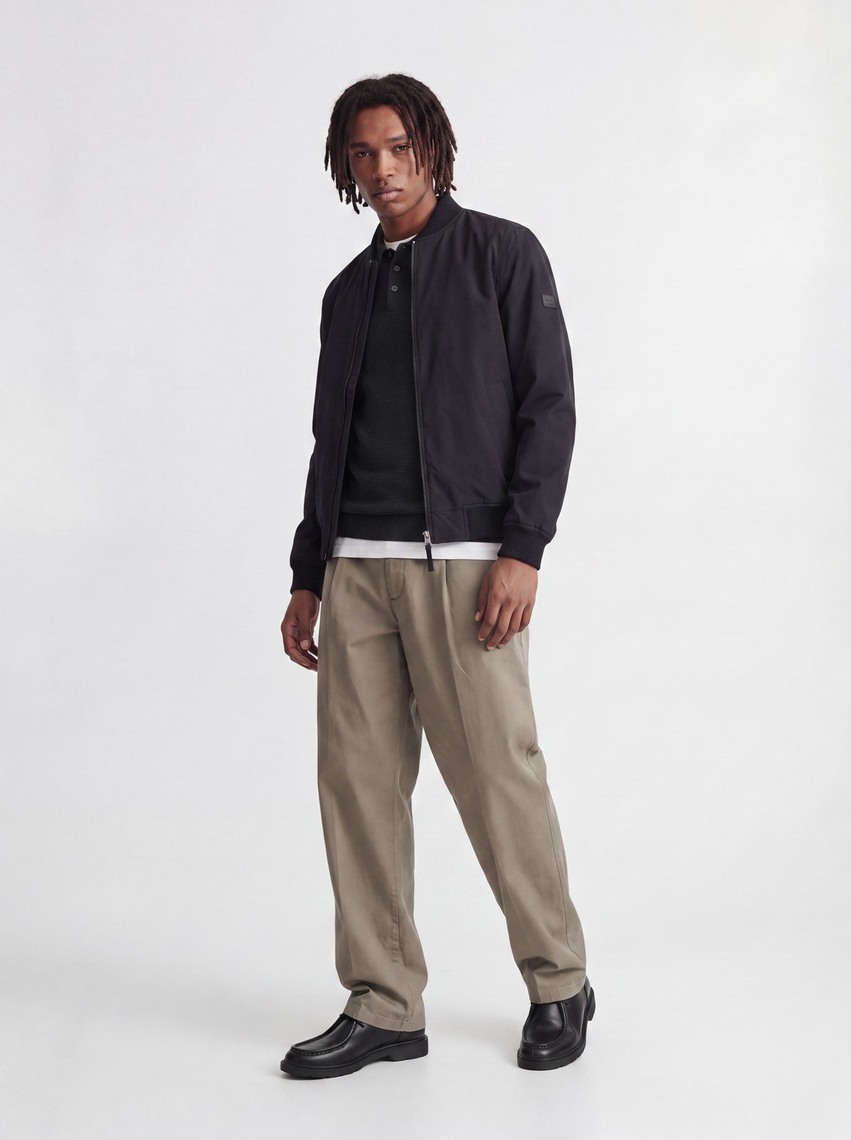 JPRBLAJOSH BOMBER JKT SN Black
